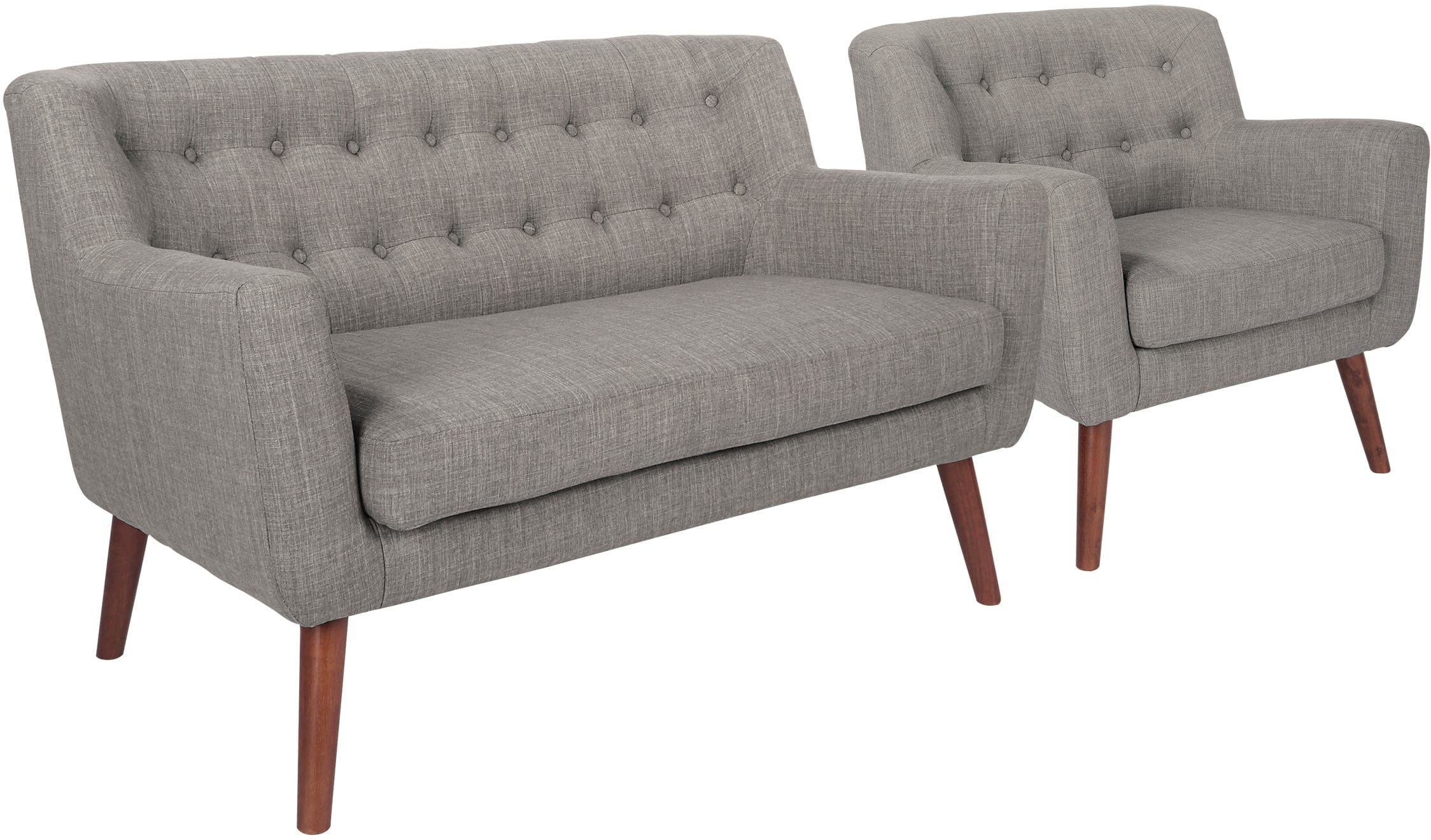 Office Star Mill Lane Chair and Loveseat Set [MLL3] - Image 3