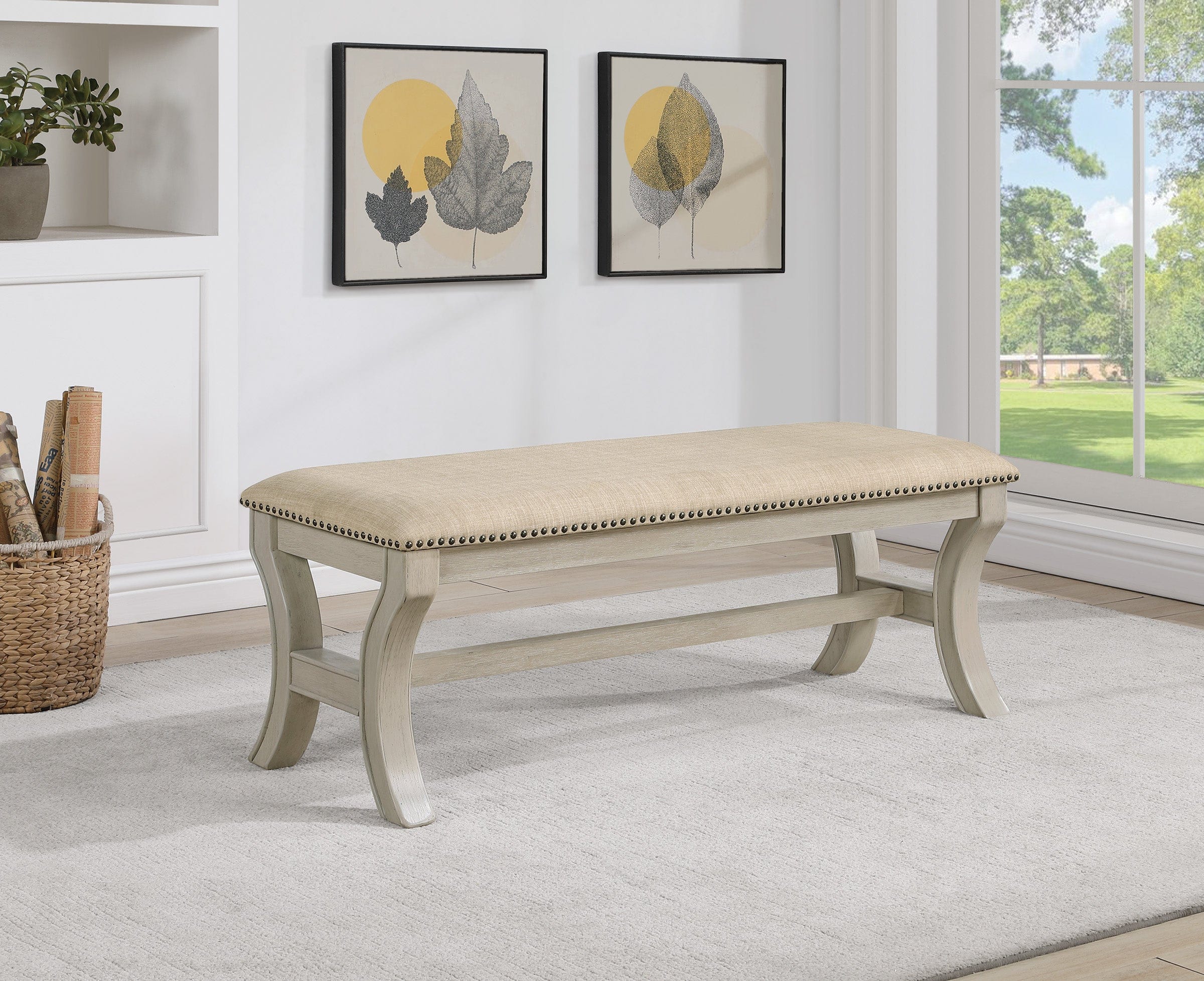 Office Star Monaco 48" Bench [MN] - Image 3