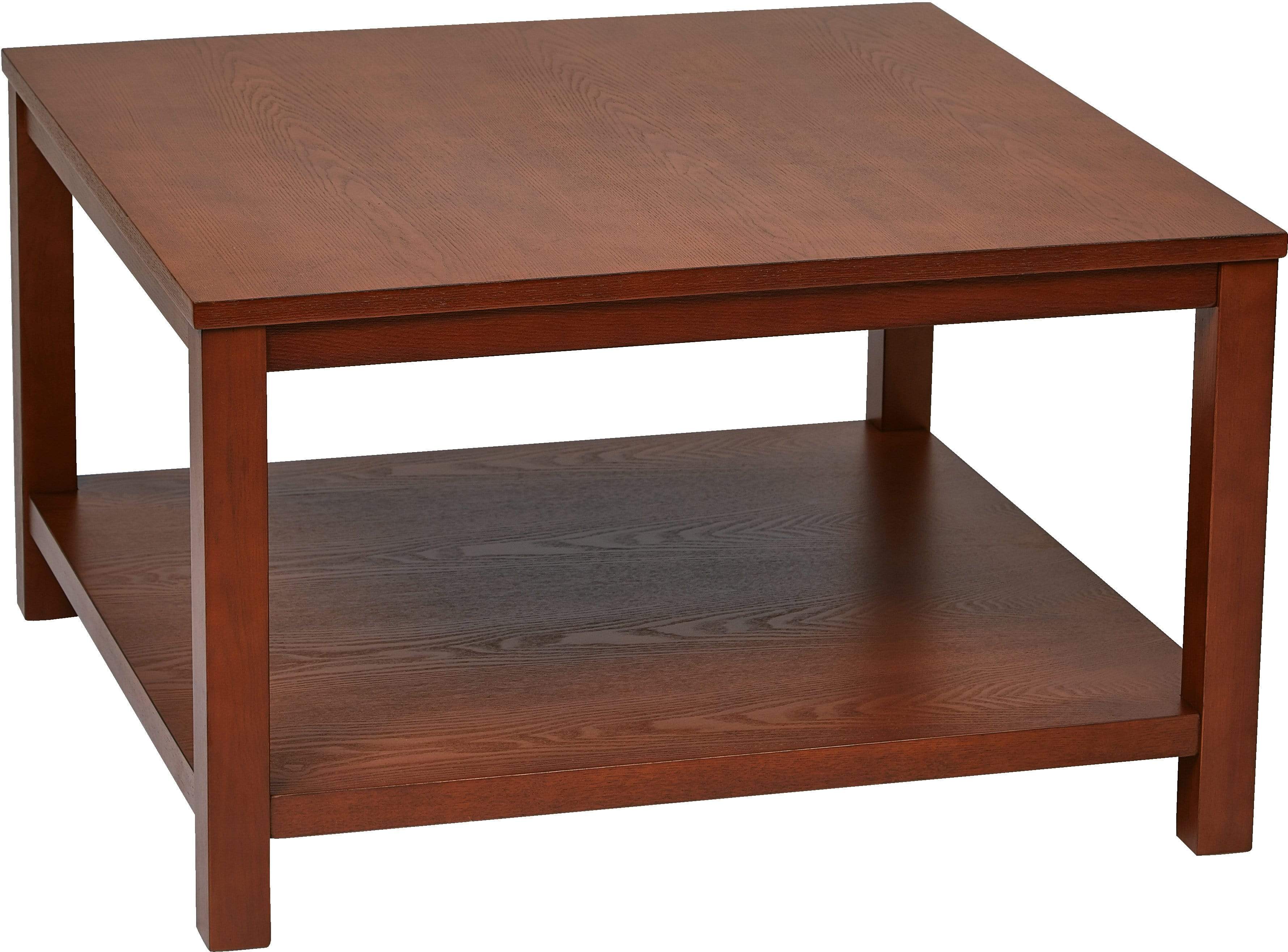 Office Star Ave Six Merge 30" Square Coffee Table Mahogany [MRG12SR1] - Image 3