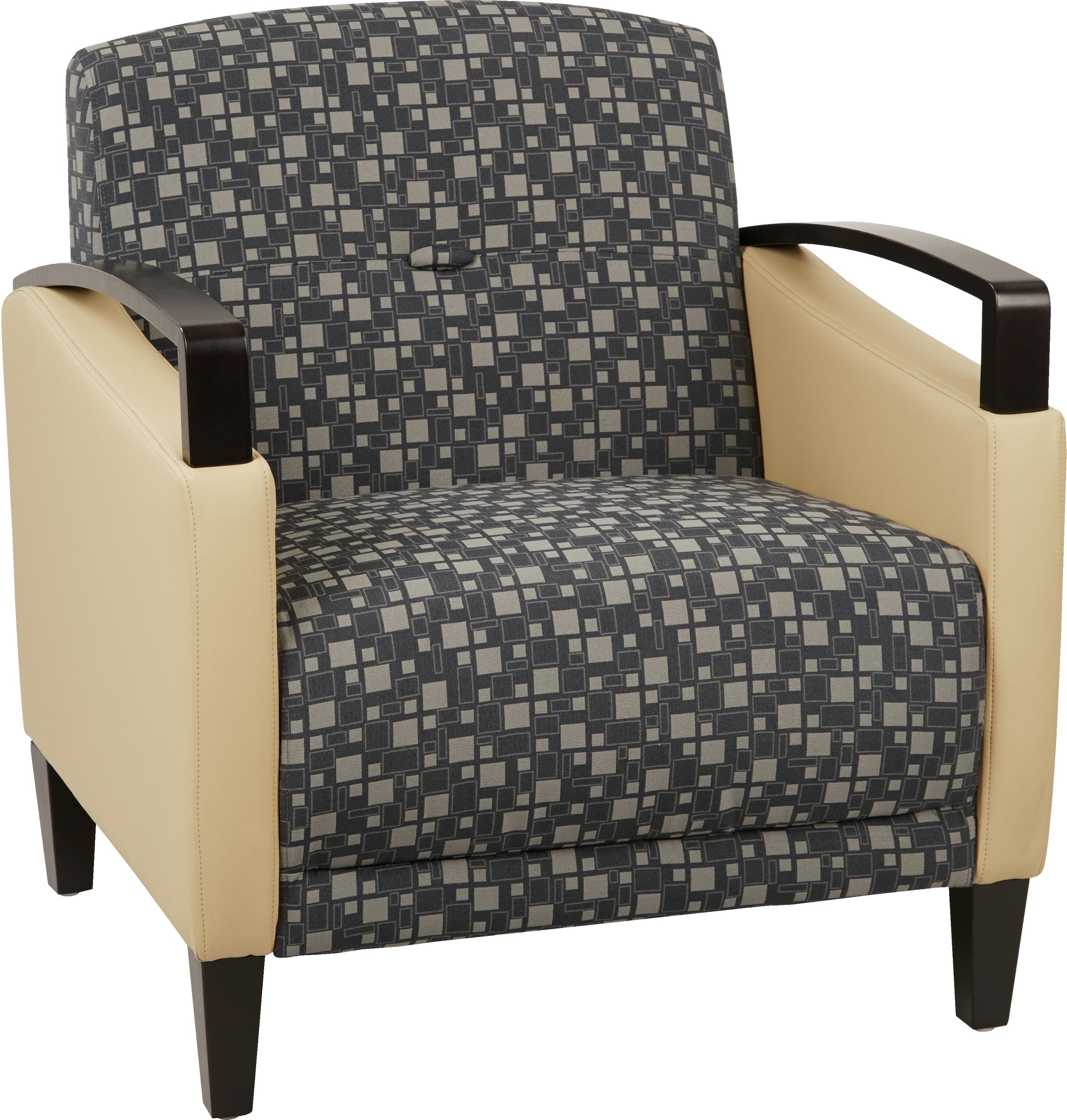 Office Star Main Street 2-Tone Custom Fabric Chair [MST51] - Image 2