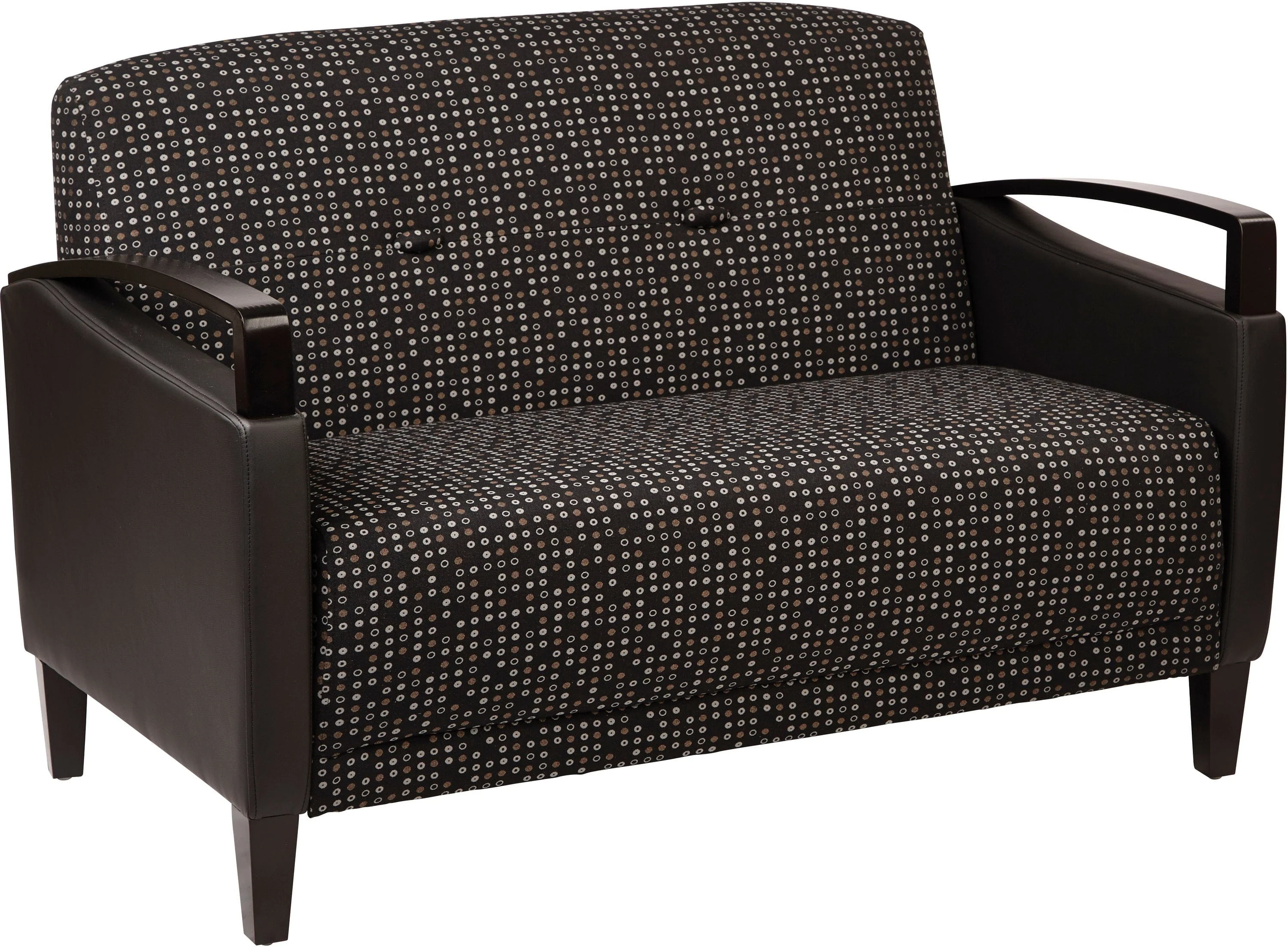 Office Star Main Street 2-Tone Custom Fabric Loveseat [MST52] - Image 2