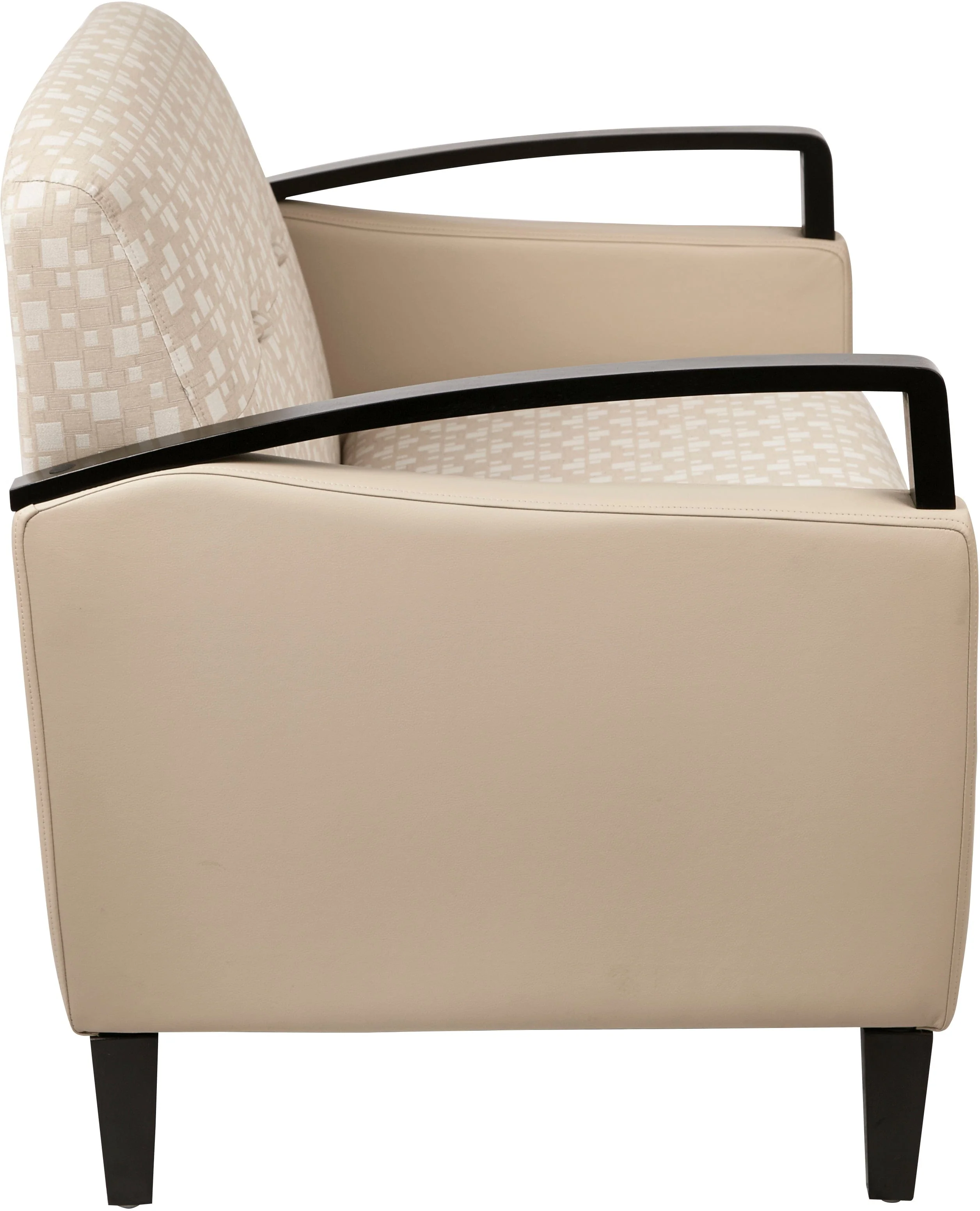 Office Star Main Street 2-Tone Custom Fabric Loveseat [MST52] - Image 5