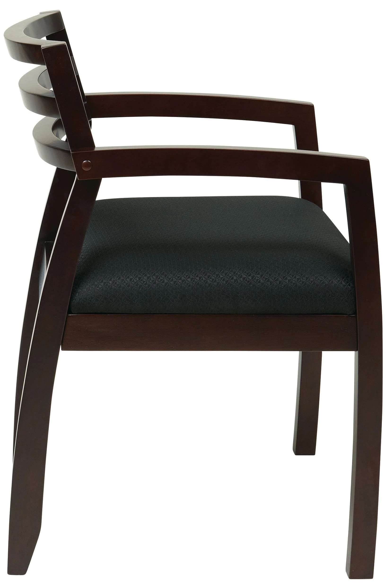 Office Star OSP Furniture Napa Guest Chair Wood Back [NAP91] - Image 4