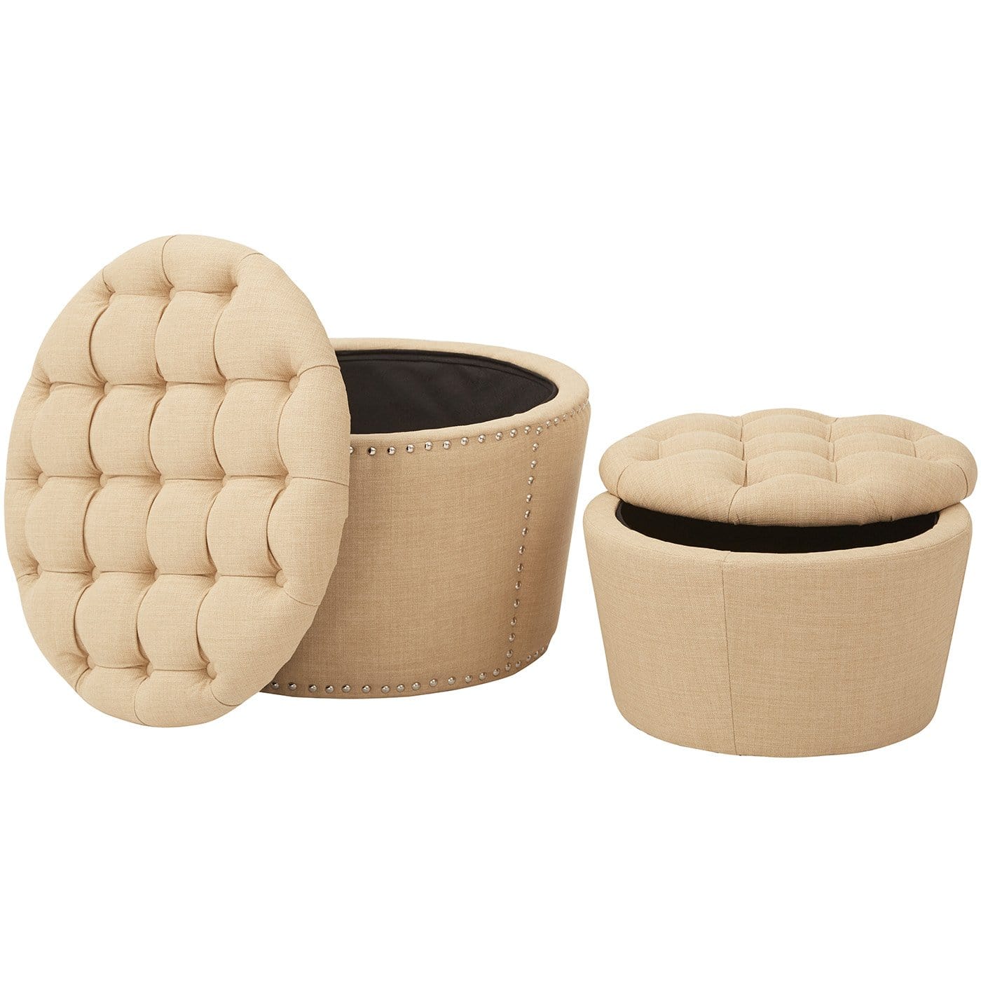 Office Star OSP Accents Lacey Tufted Storage Set [SB239] - Image 10