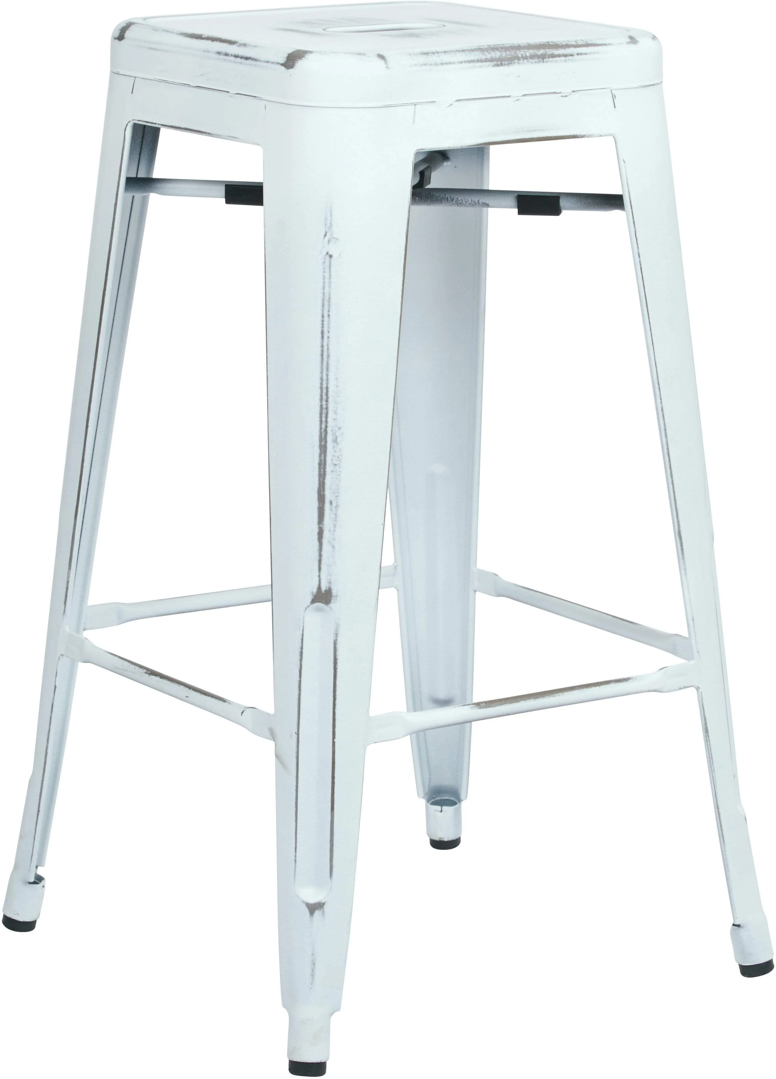 Office Star Bristow 26" Antique Metal Stool, 2-Pack [BRW3026A2] - Image 3