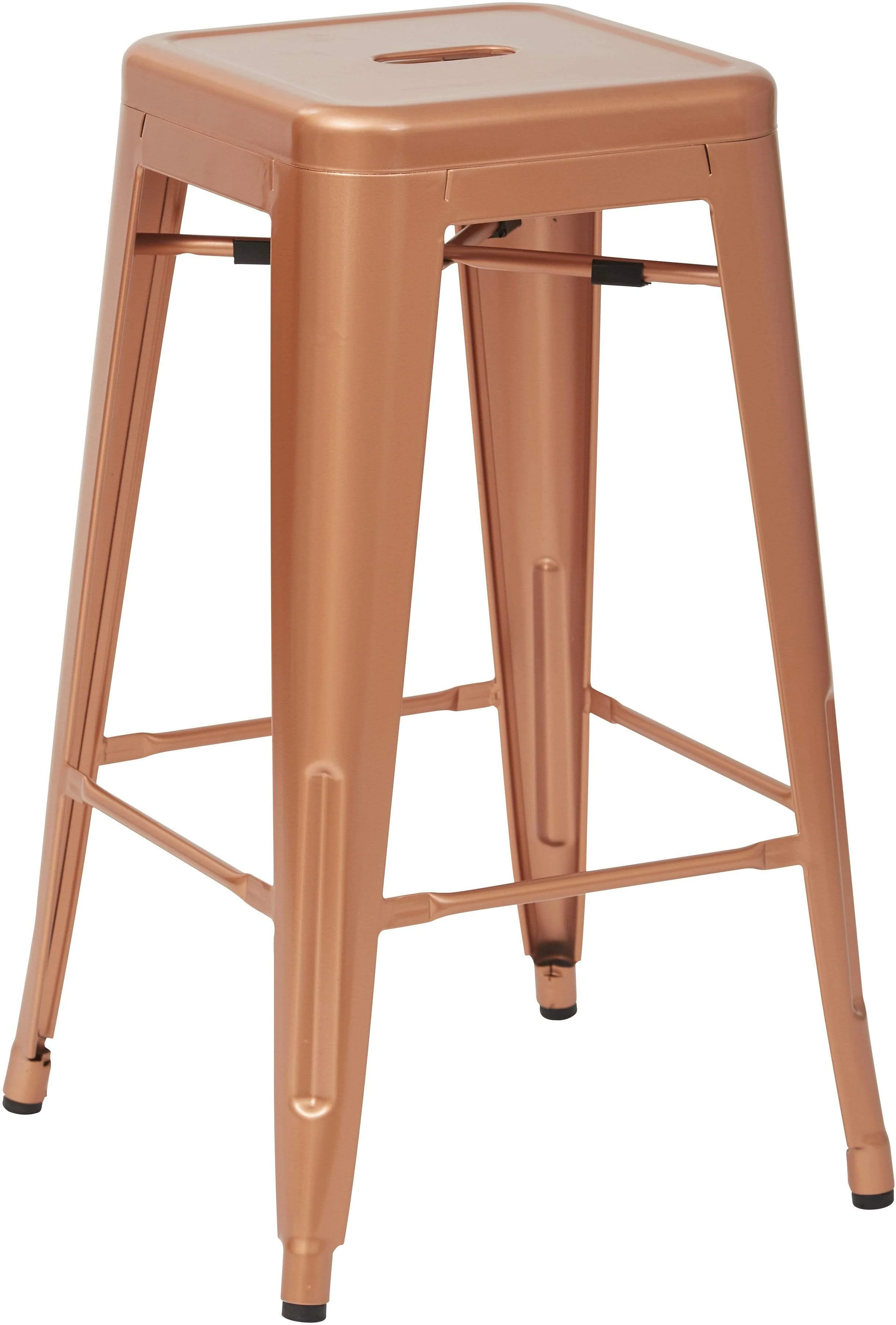 Bristow 26" Antique Metal Stool, Antique Tourquoise, 4 Pack [BRW3026A4] - Image 4