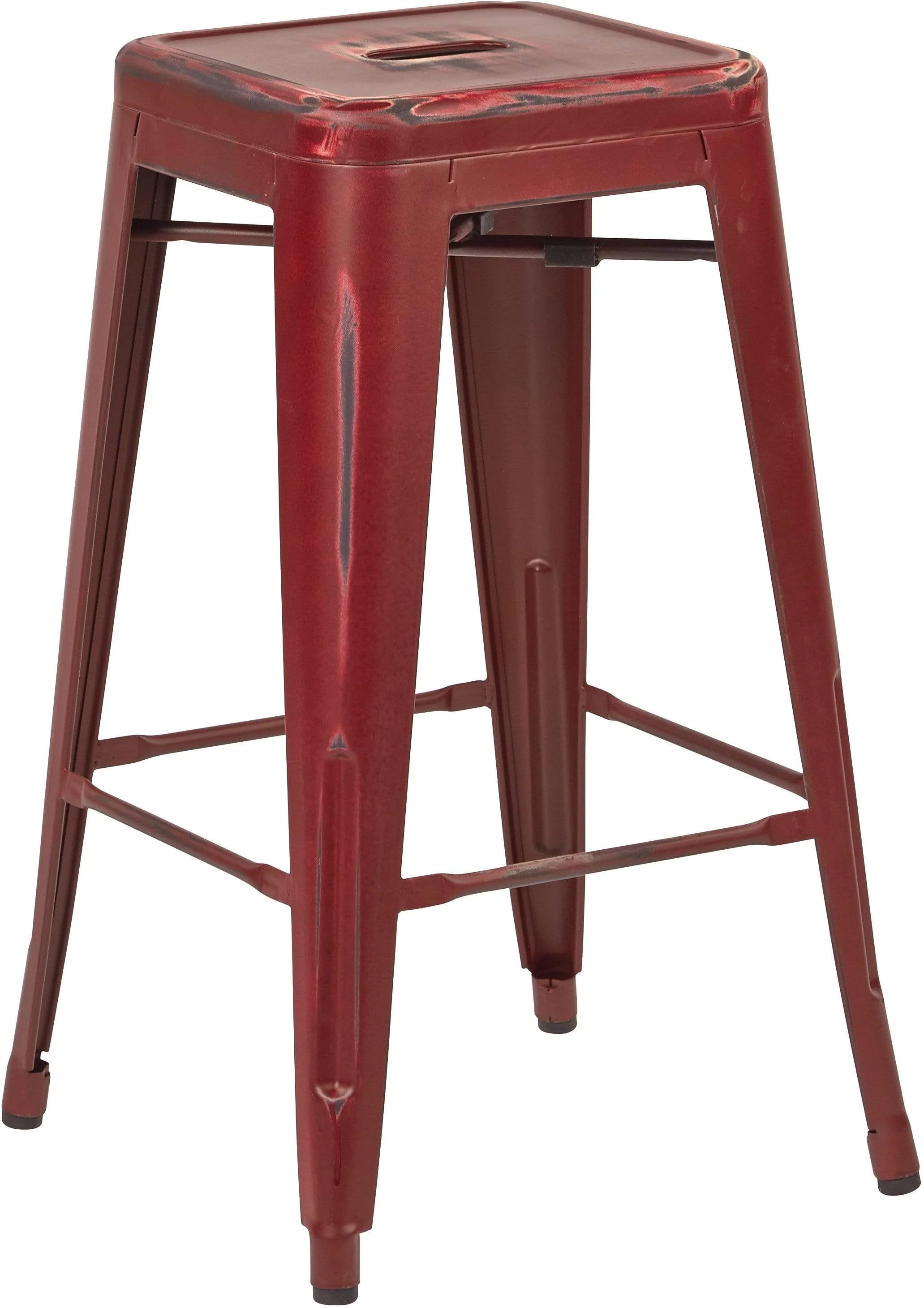 Bristow 26" Antique Metal Stool, Antique Tourquoise, 4 Pack [BRW3026A4] - Image 8