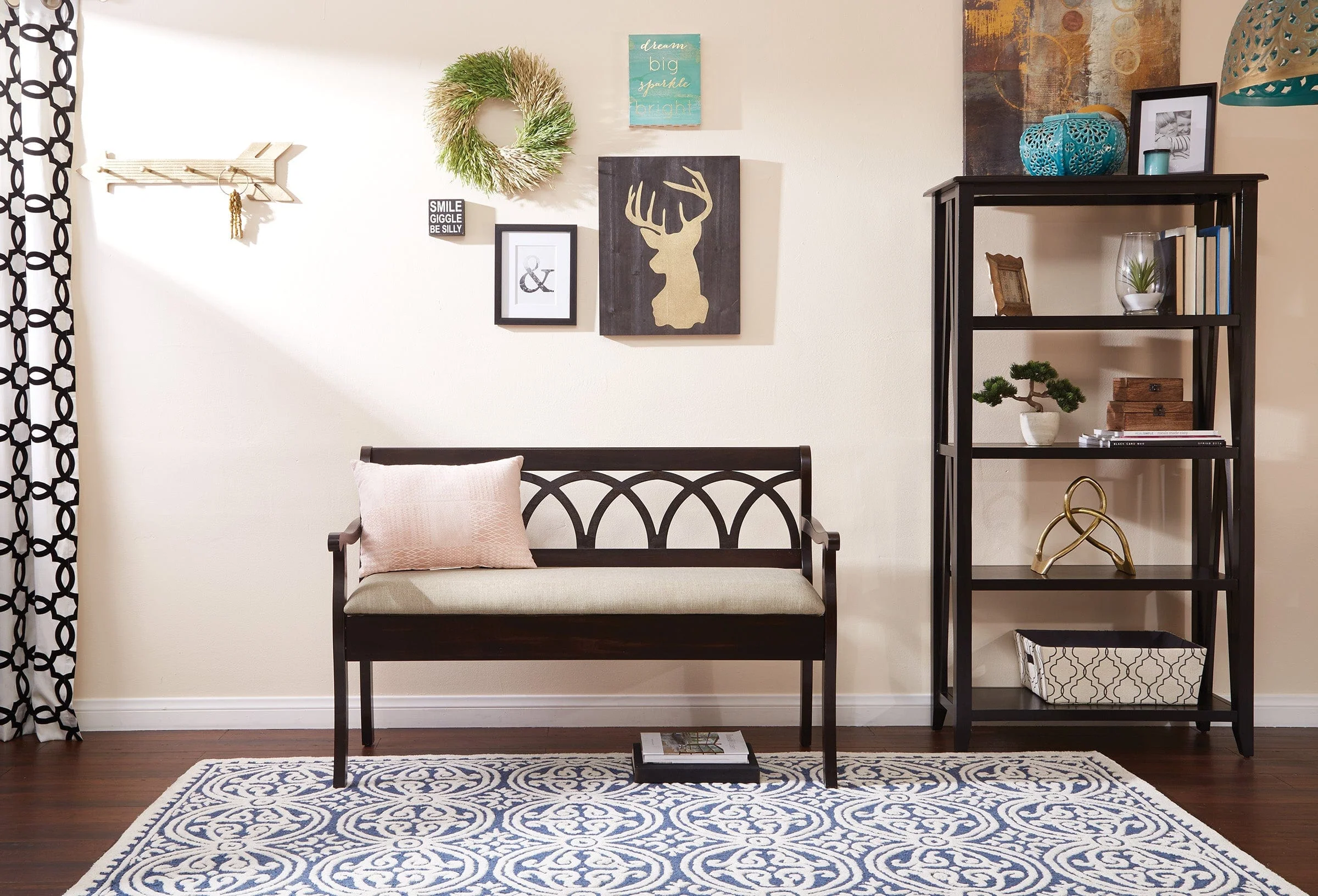 Office Star OSP Designs Coventry Storage Bench [CVN371] - Image 6