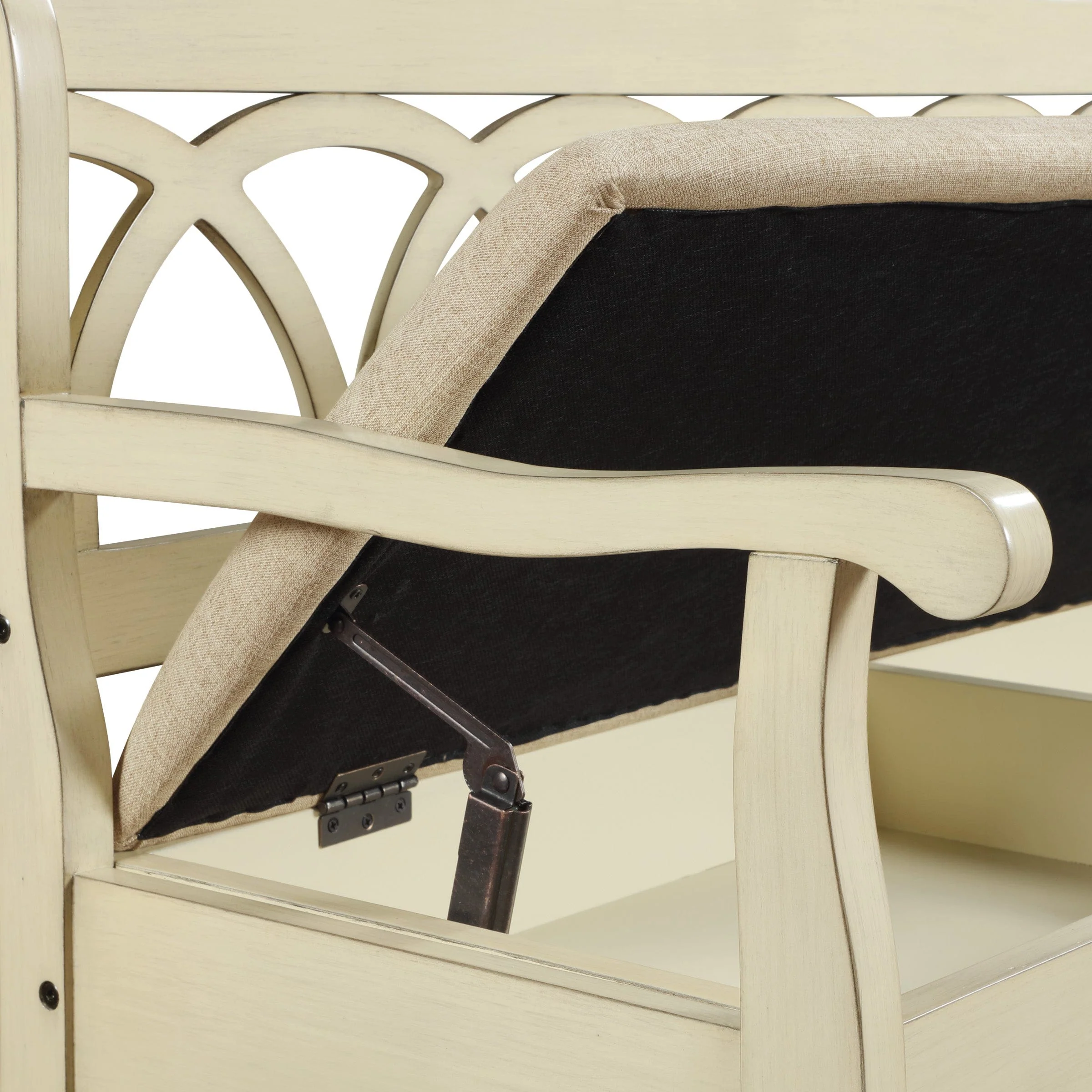 Office Star OSP Designs Coventry Storage Bench [CVN371] - Image 7