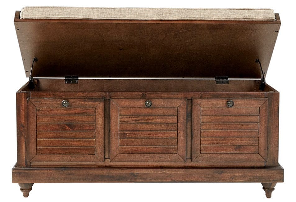 Office Star OSP Designs Dover Storage Bench [DOV] - Image 7