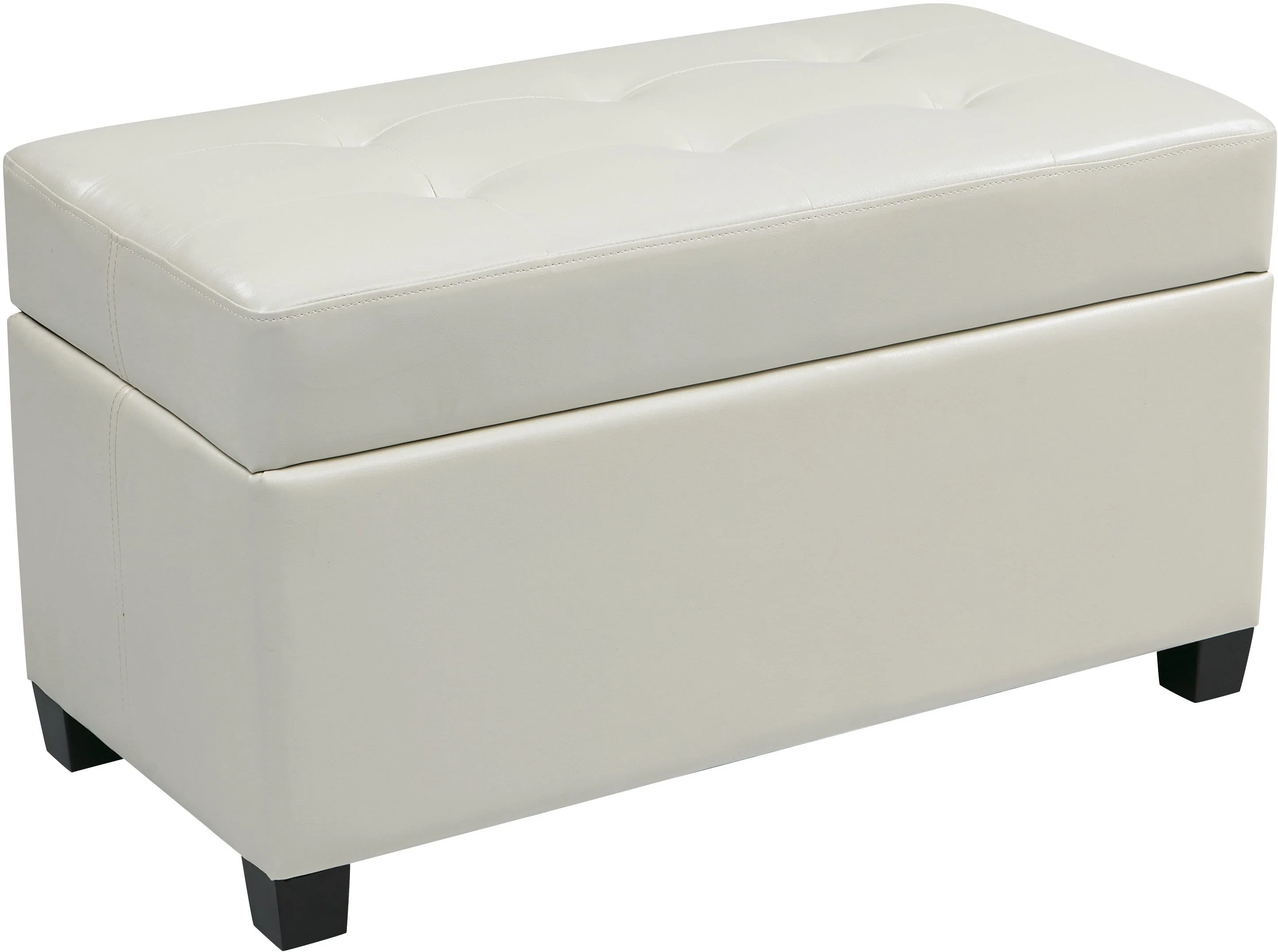 Office Star OSP Designs Storage Ottoman [MET804V] - Image 3