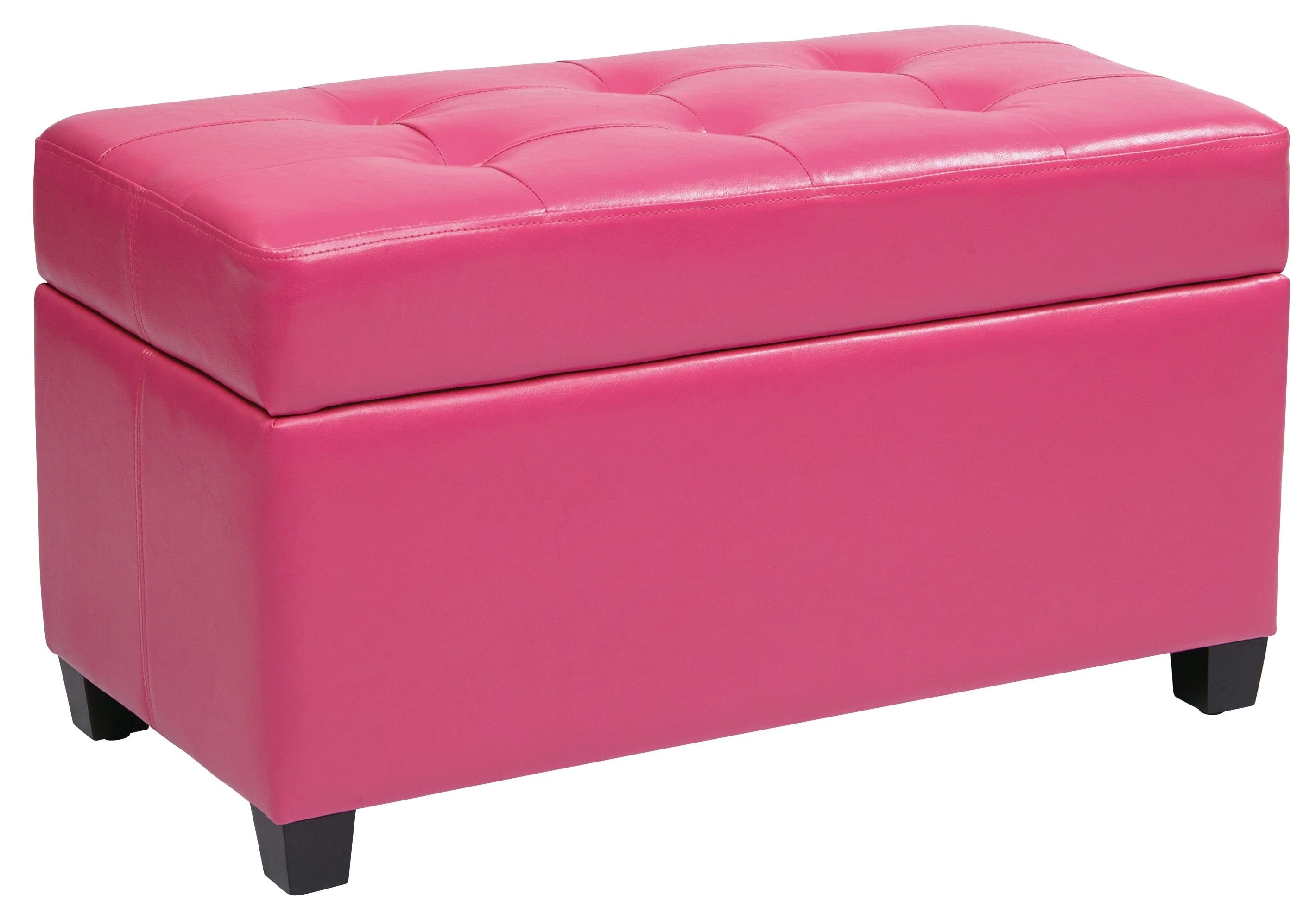 Office Star OSP Designs Storage Ottoman [MET804V] - Image 4