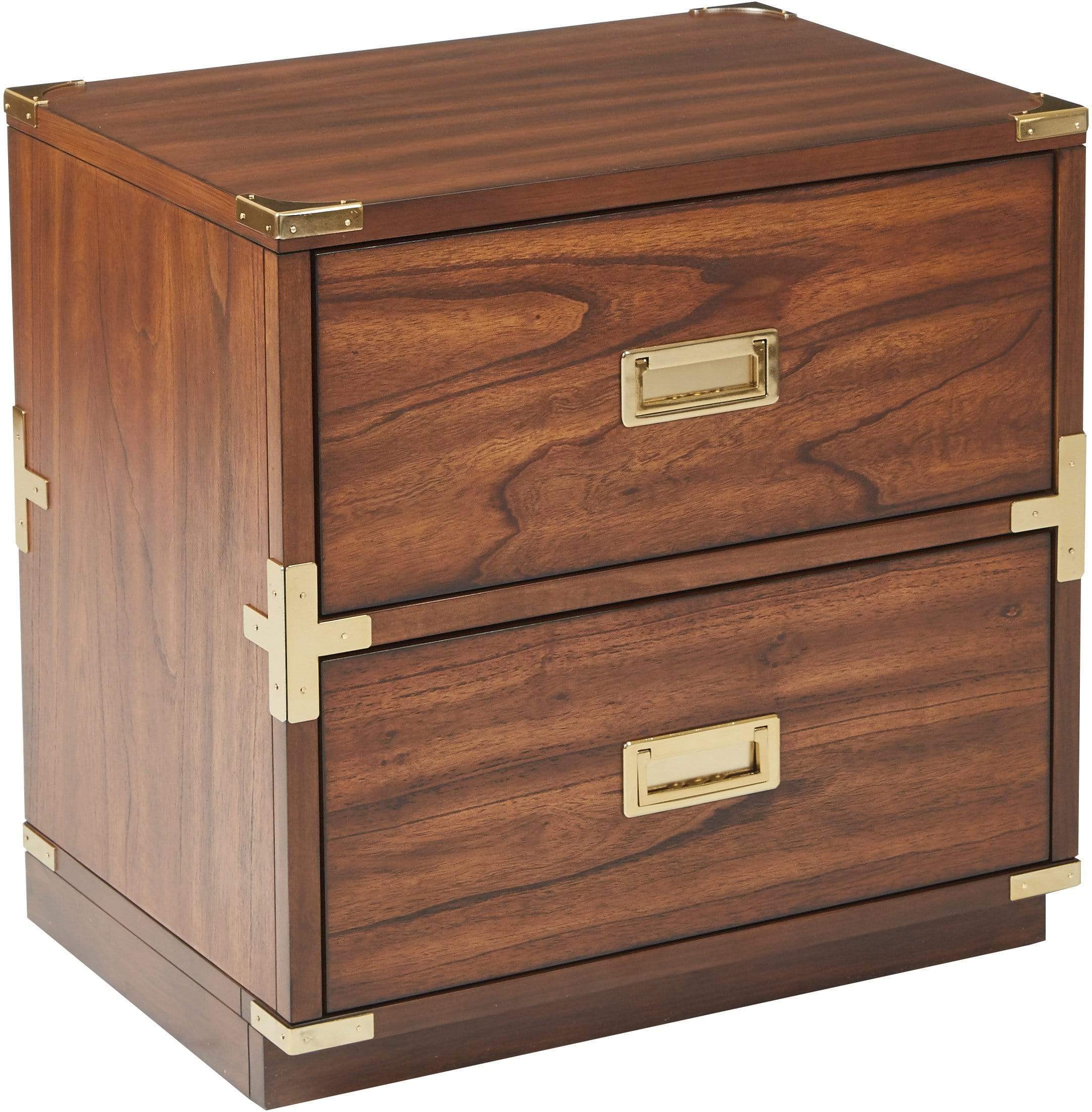 Office Star OSP Designs Wellington 2-Drawer Cabinet [WEL1622] - Image 2