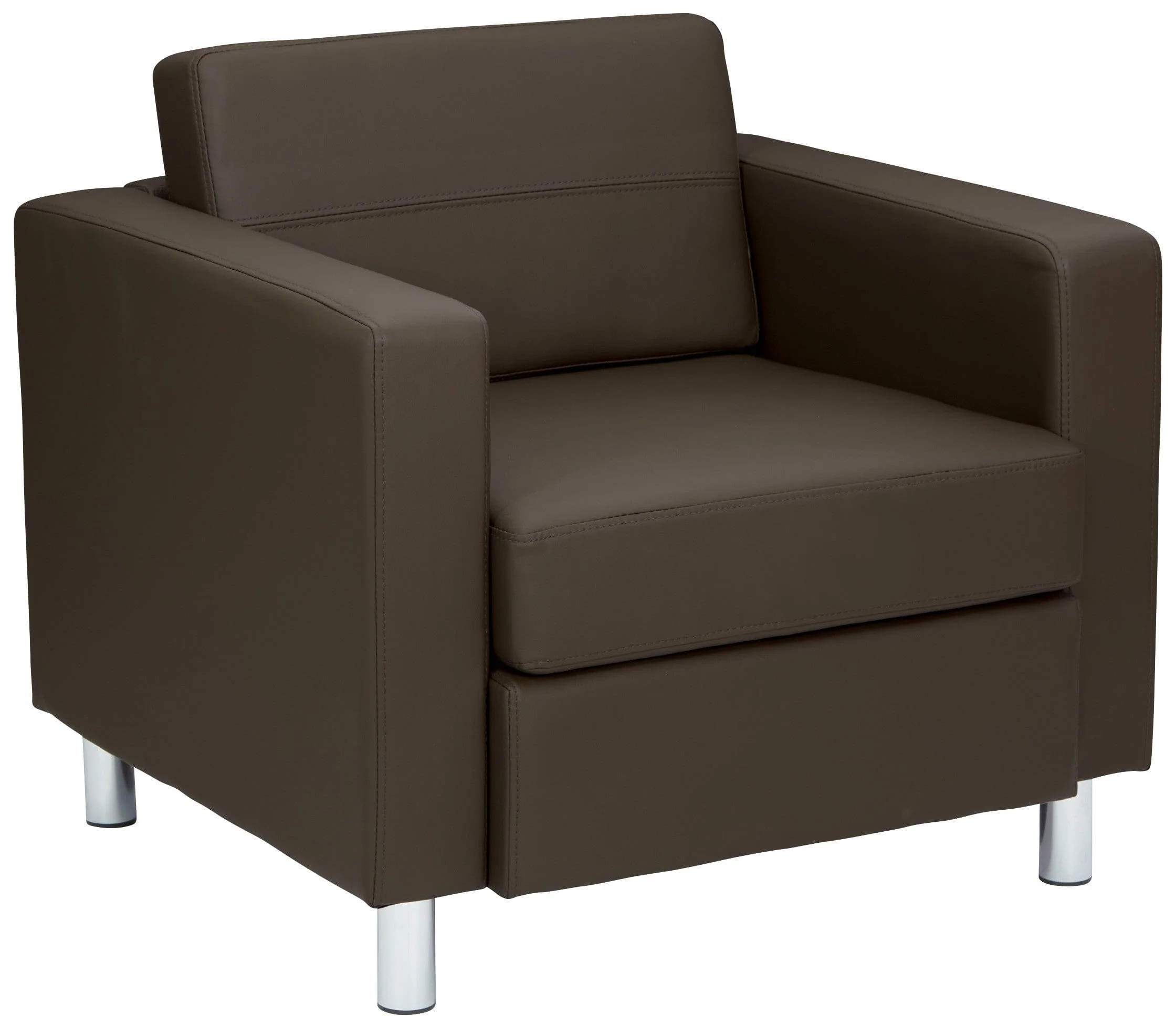 Office Star Ave Six Pacific Faux Leather Armchair [PAC51] - Image 13