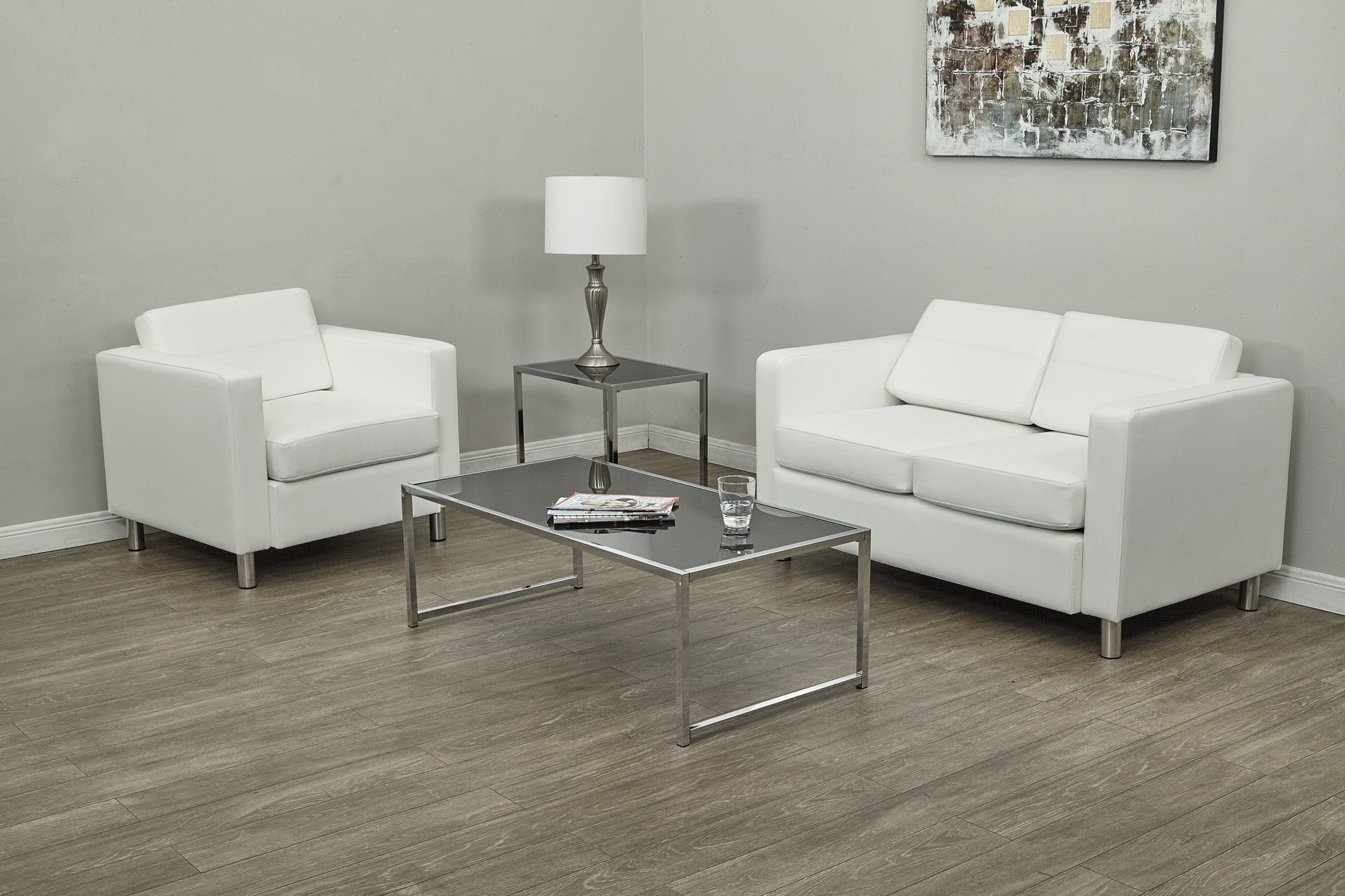 Office Star Ave Six Pacific Faux Leather Armchair [PAC51] - Image 16
