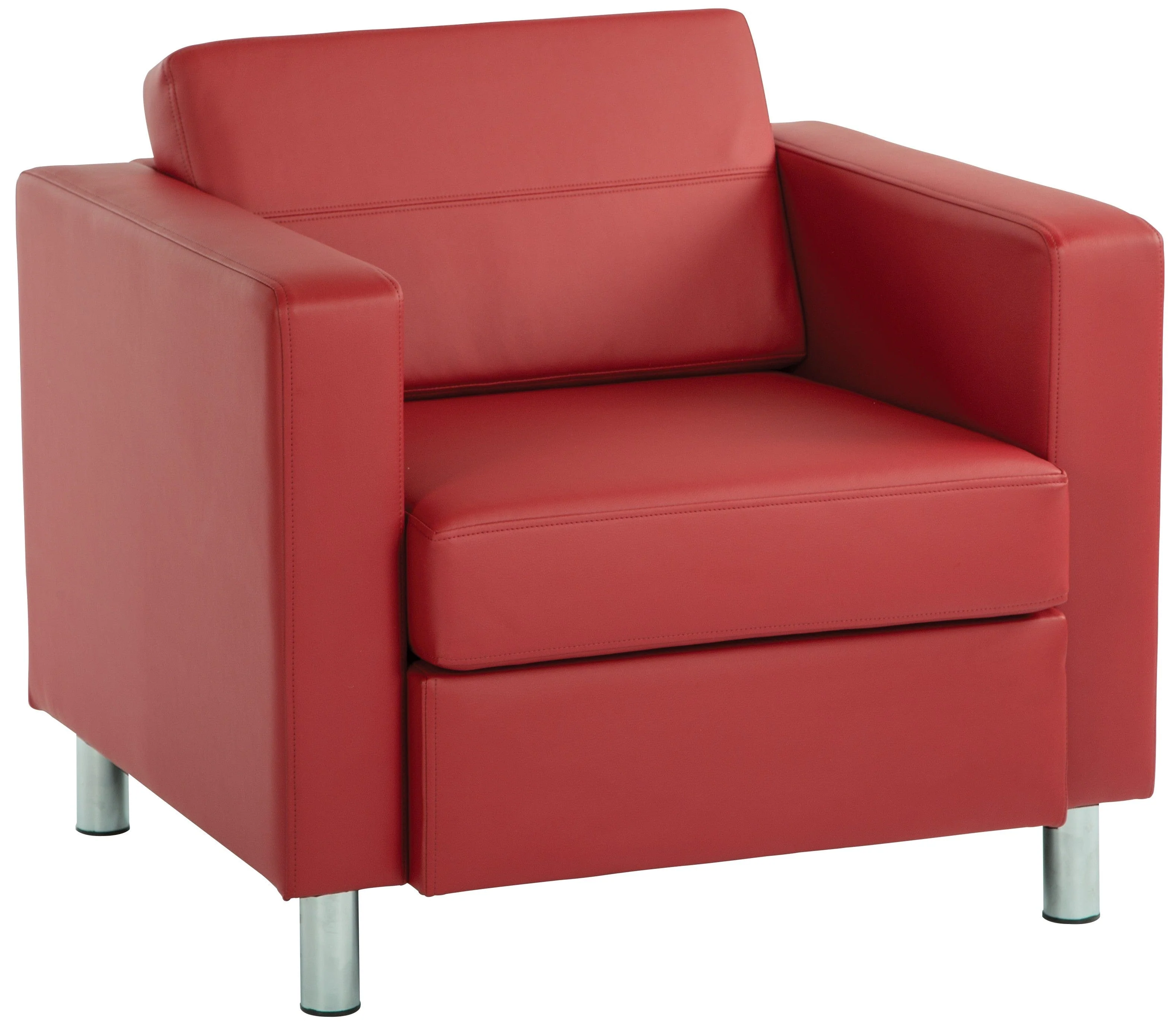 Office Star Ave Six Pacific Faux Leather Armchair [PAC51] - Image 7