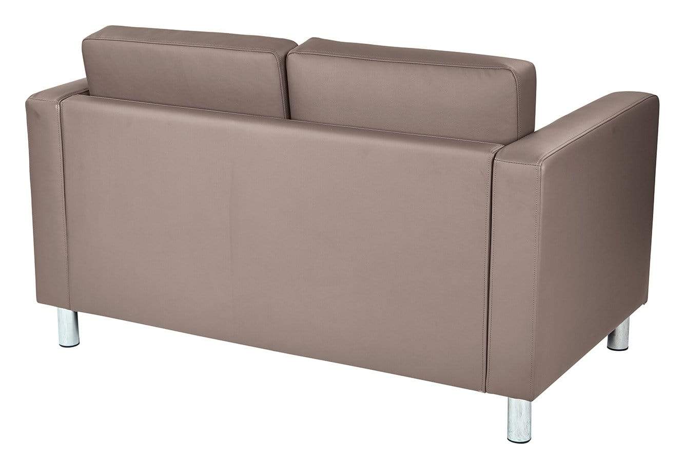 Office Star Ave Six Pacific Faux Leather Love Seat [PAC52] - Image 5