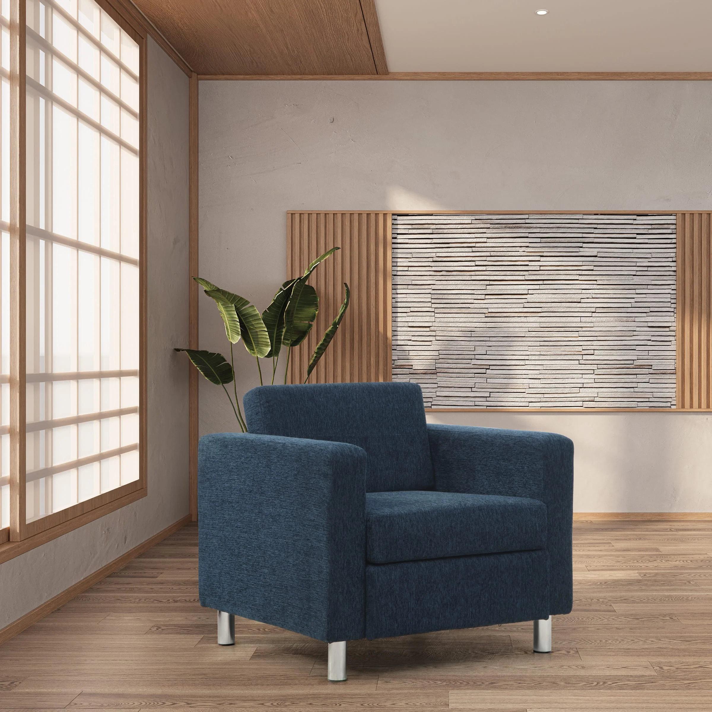 Office Star Pacific Fabric Arm Chair [PAC51] - Image 4