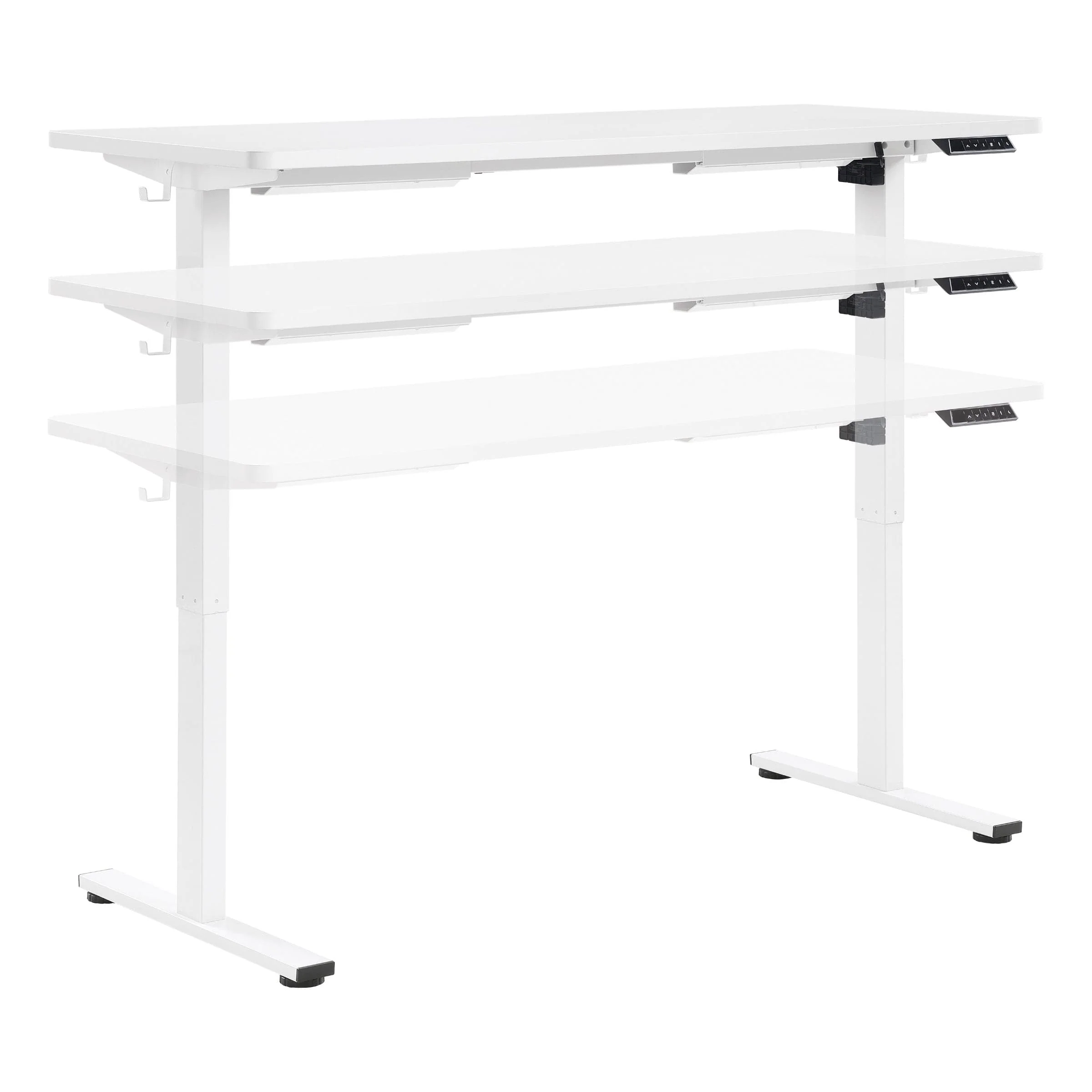 Office Star 60" Sit Stand Electric Height Adjustable Desk [PMO6024] - Image 8