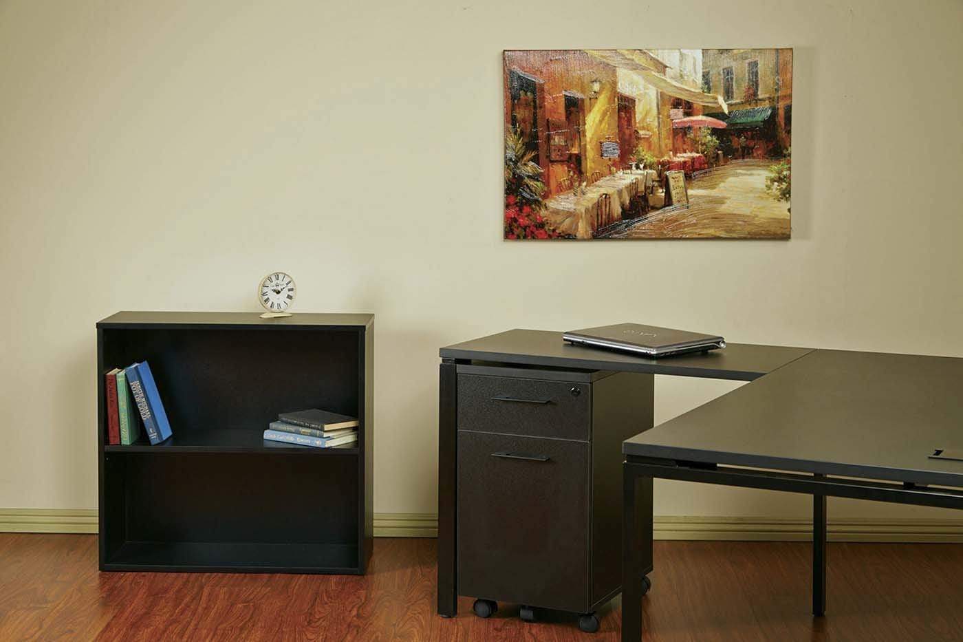 Office Star OSP Designs Prado 30" 2 Shelf Bookcase [PRD3230] - Image 3