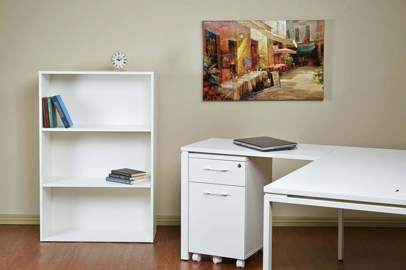 Office Star OSP Designs Prado 48" 3-Shelf Bookcase in [PRD3248] - Image 3