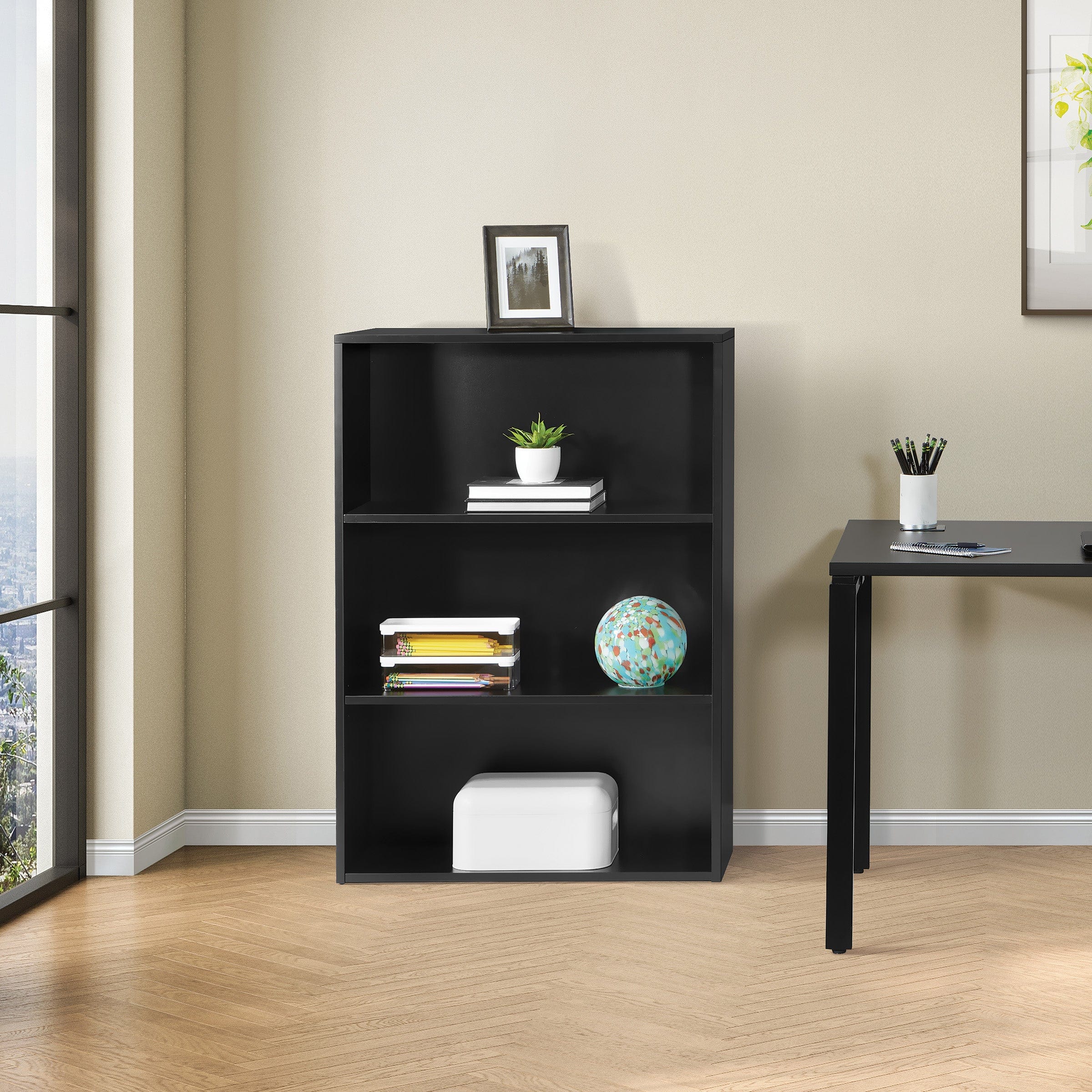 Office Star OSP Designs Prado 48" 3-Shelf Bookcase in [PRD3248] - Image 6