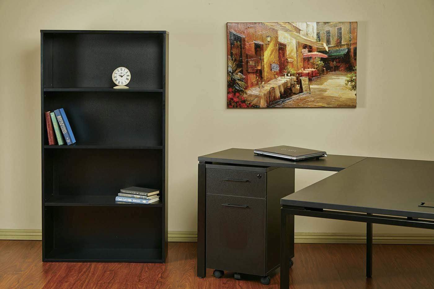 OSP Designs Prado 60" 4-Shelf Bookcase 3/4" Shelves [PRD3260] - Image 4