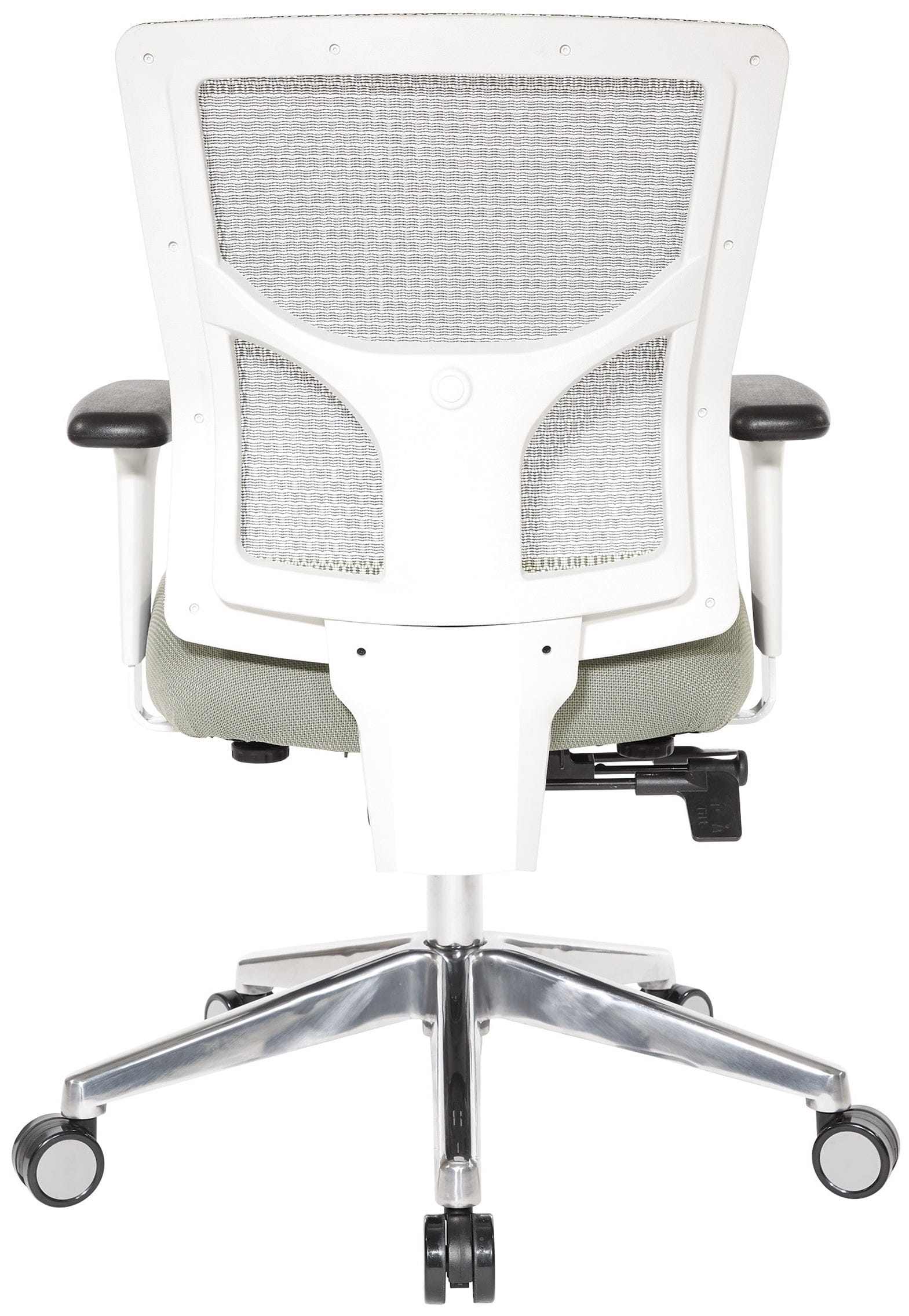 Office Star Pro-Line II™ ProGrid® White Mesh Mid Back Chair [95673] - Image 3