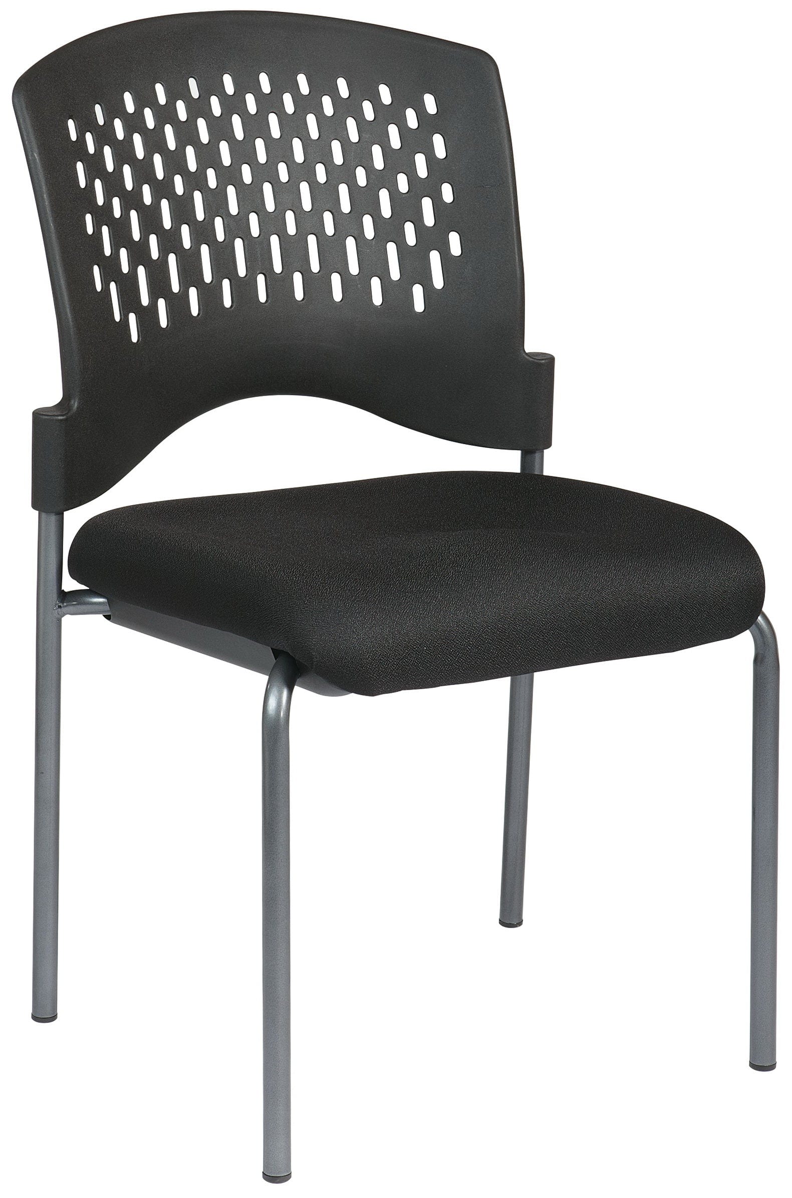 Office Star Pro-Line II™ Titanium Finish Armless Visitors Chair [8620-30] - Image 2