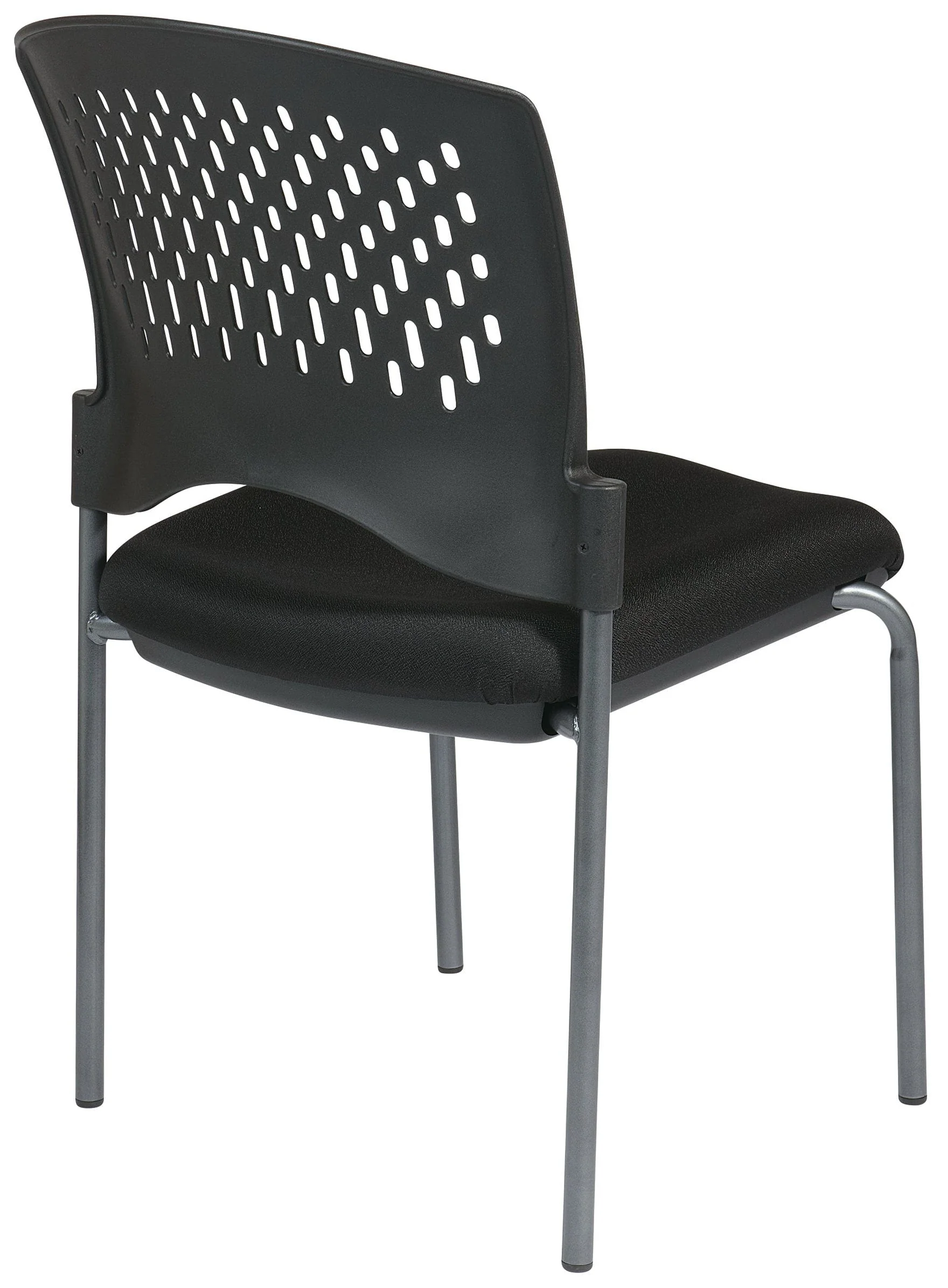 Office Star Pro-Line II™ Titanium Finish Armless Visitors Chair [8620-30] - Image 3