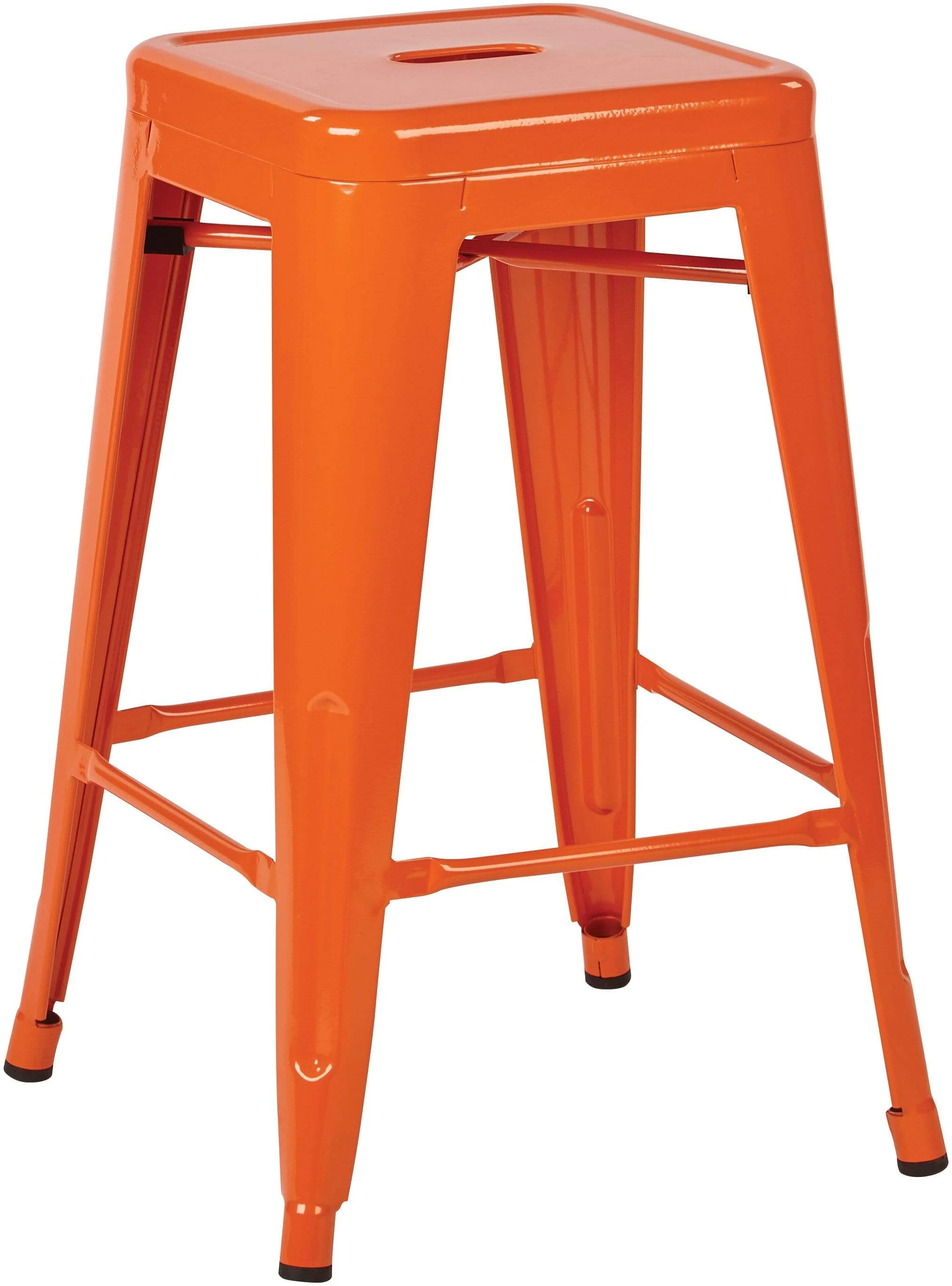 OSP Designs 24" Steel Backless Barstool Set of 2 [PTR3024A2] - Image 3