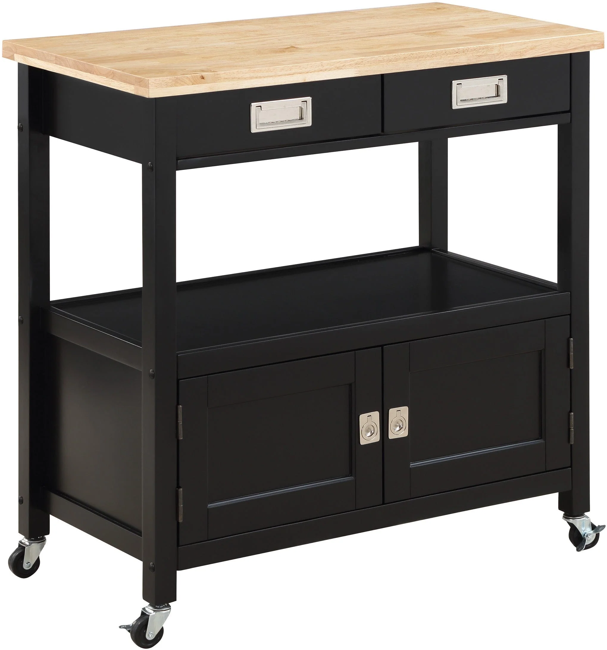Office Star Radford Kitchen Cart [RADW] - Image 2