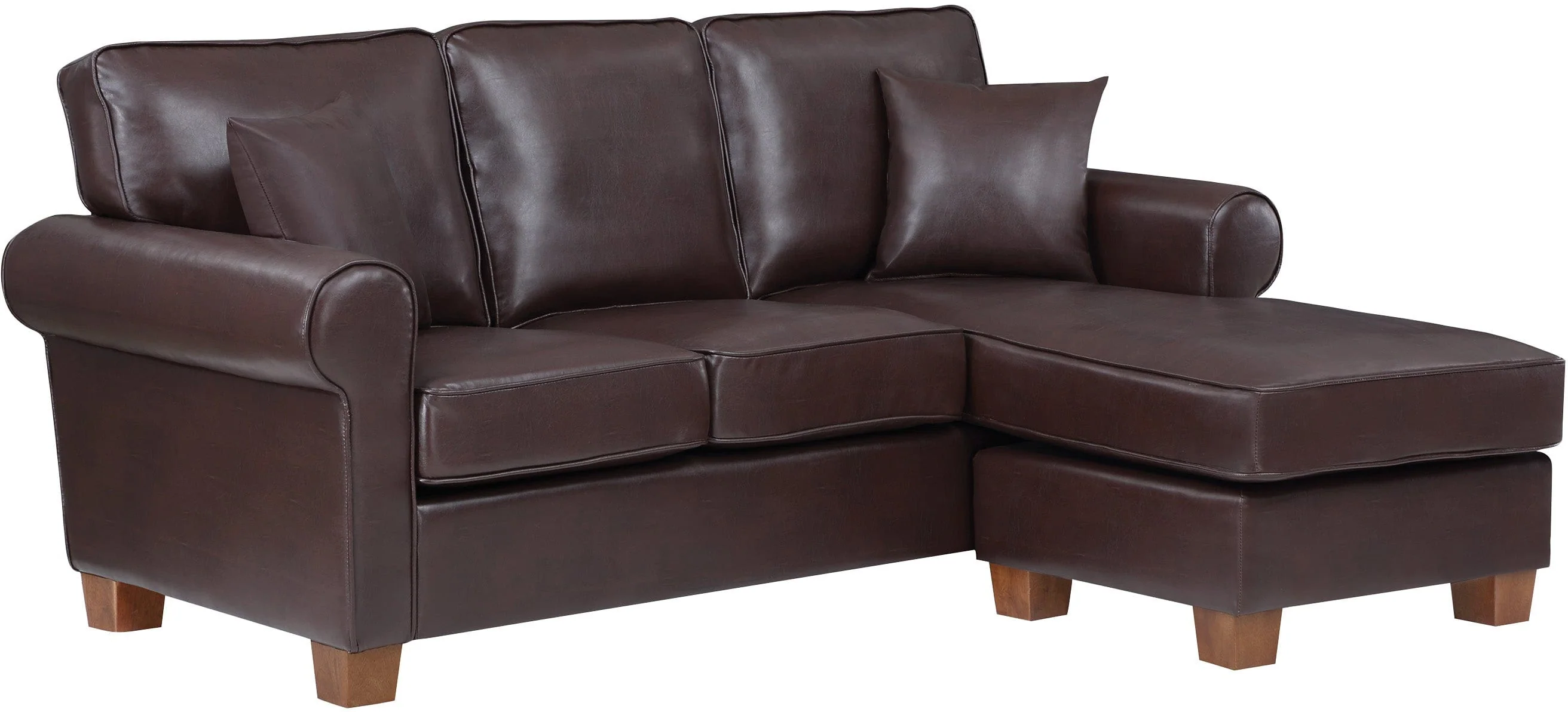 Office Star Rylee Rolled Arm Sectional [RLE55] - Image 2