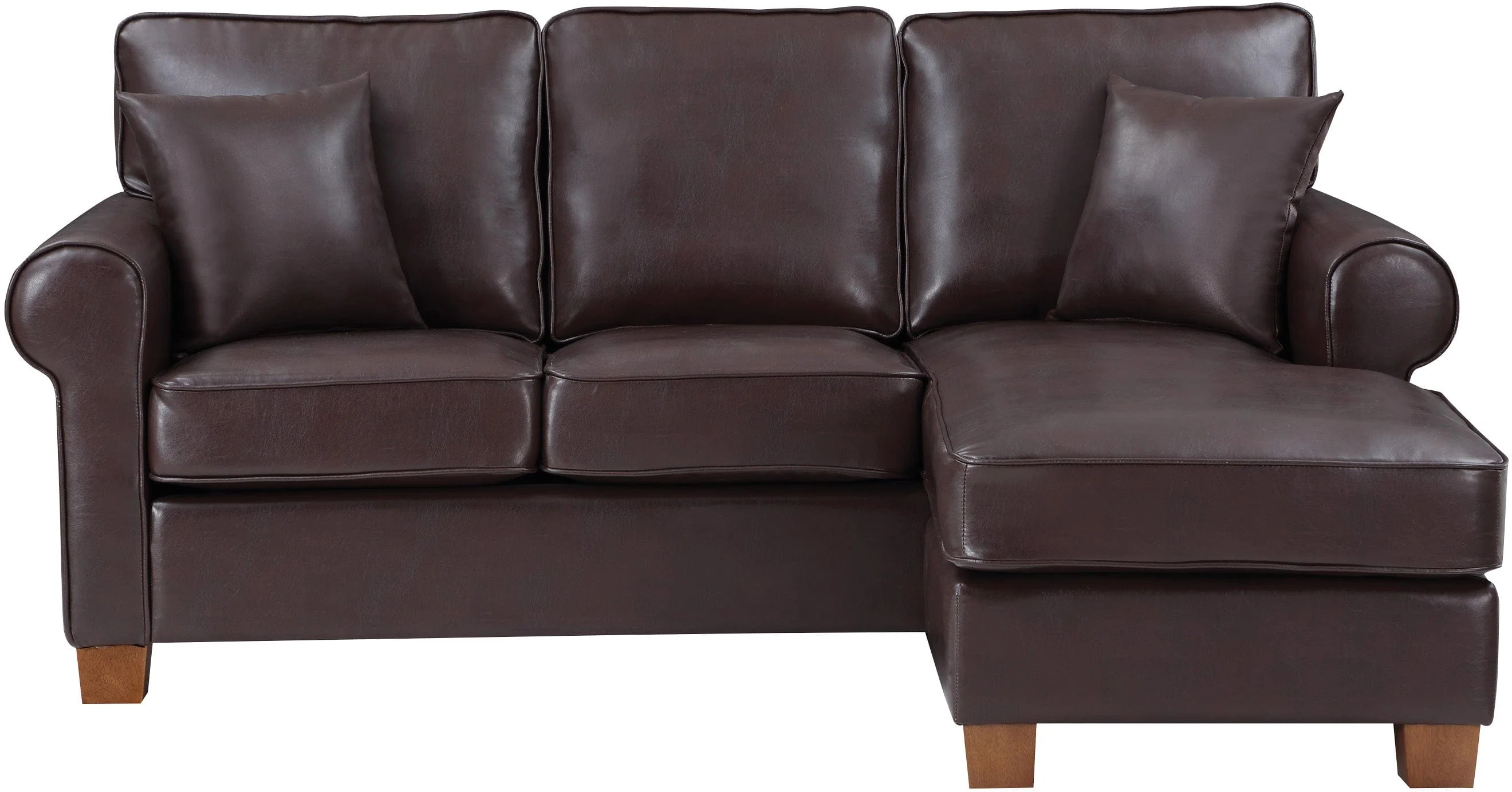 Office Star Rylee Rolled Arm Sectional [RLE55] - Image 5