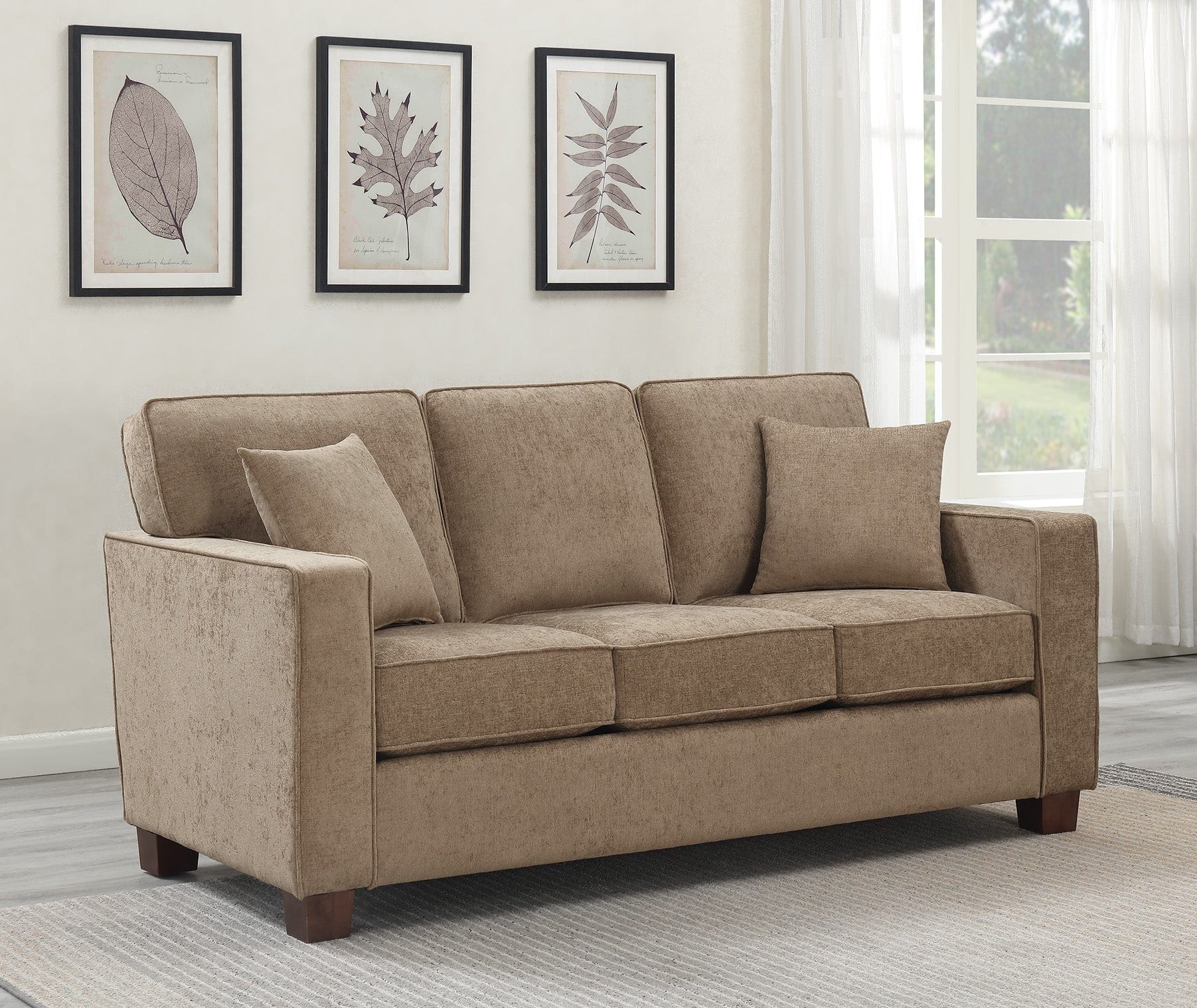 Office Star Russell Compact 3 Seater Sofa [RSL53] - Image 5