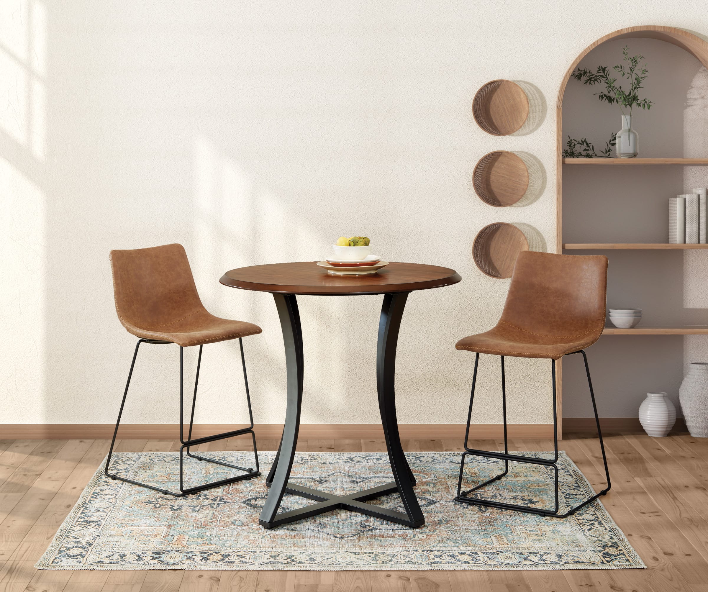 Office Star Nash 26" Counter Stool, 2-Pack [SB5672] - Image 4