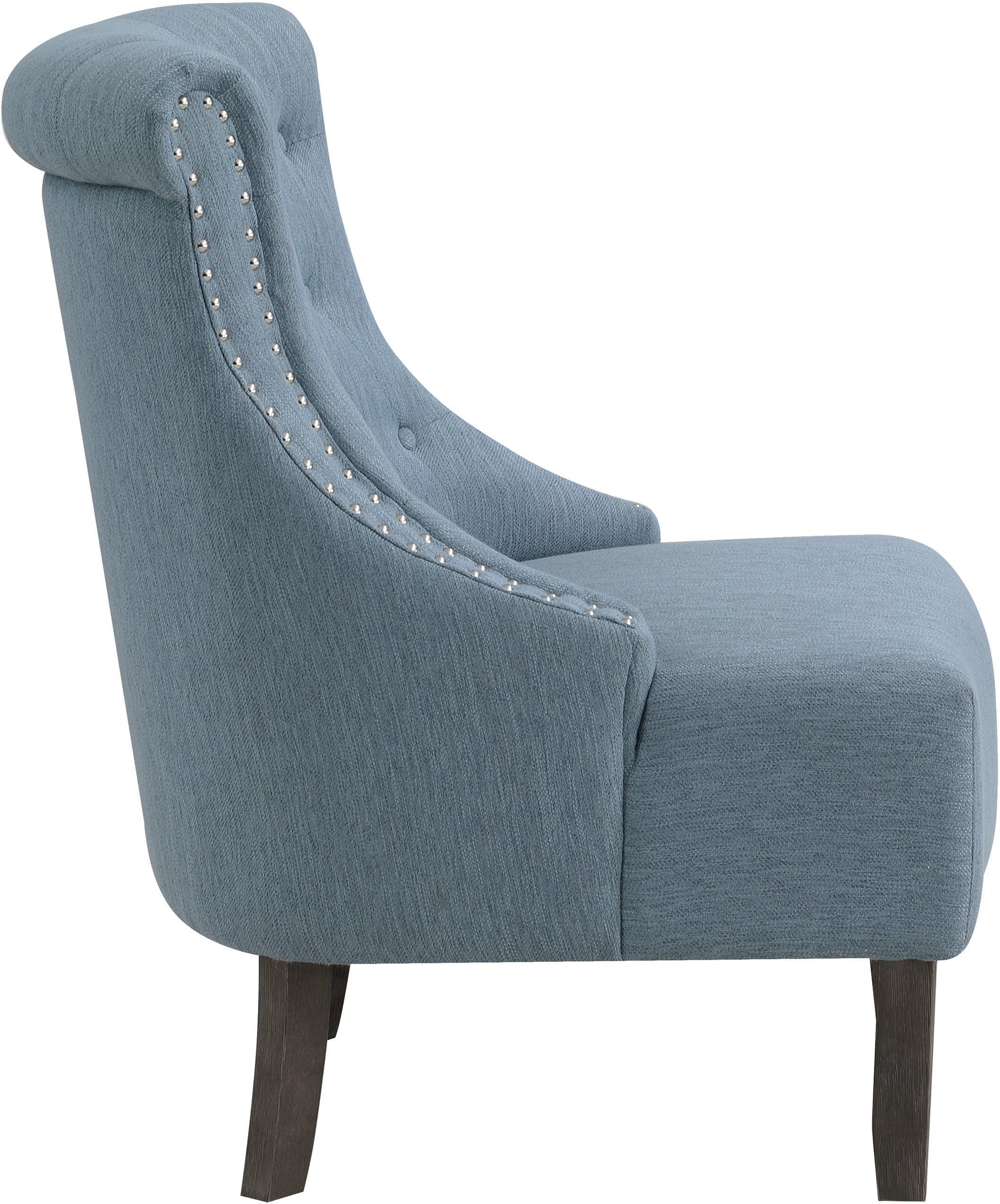 Office Star Evelyn Tufted Chair with Grey Wash Legs [SB586] - Image 10