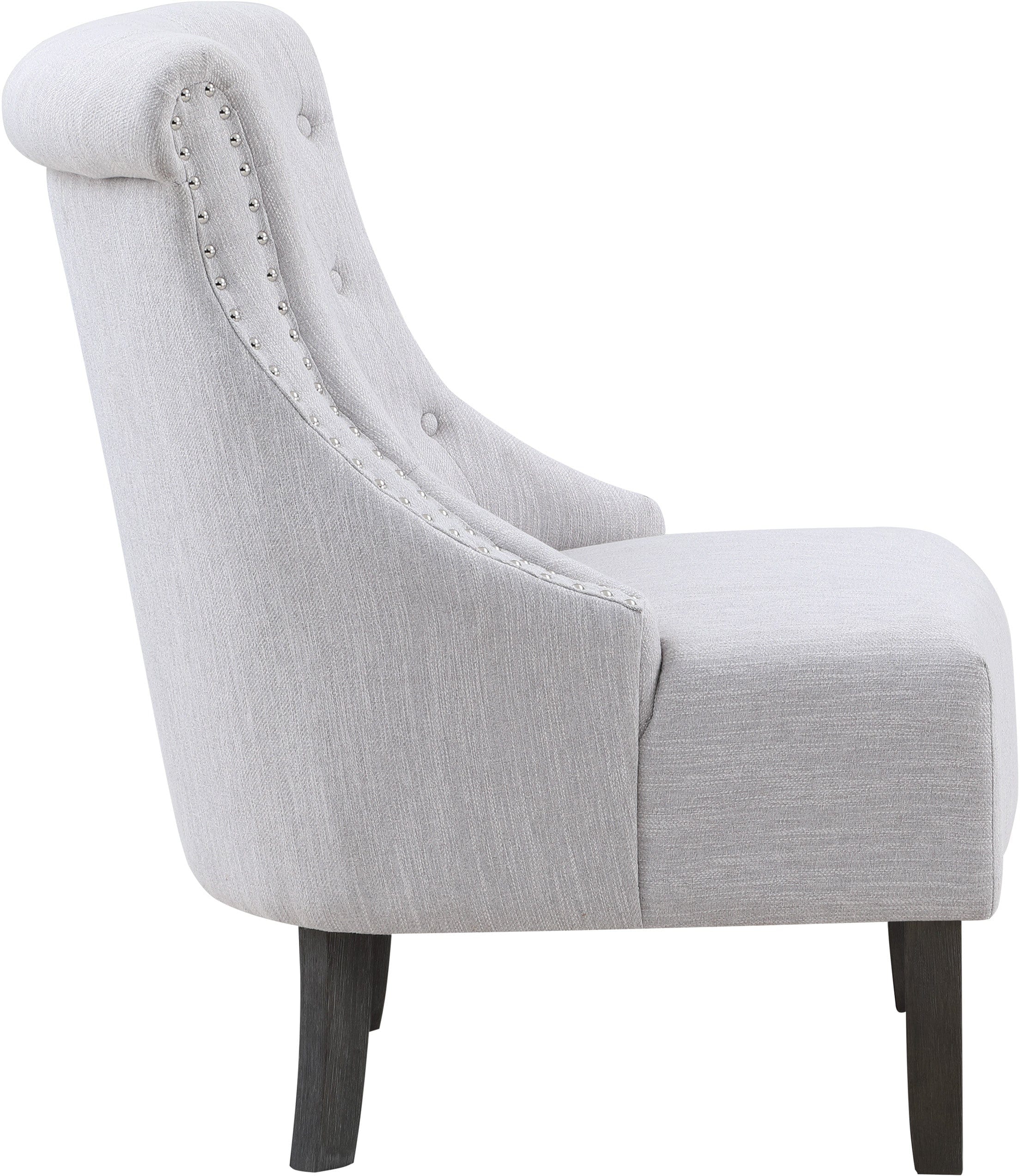 Office Star Evelyn Tufted Chair with Grey Wash Legs [SB586] - Image 11
