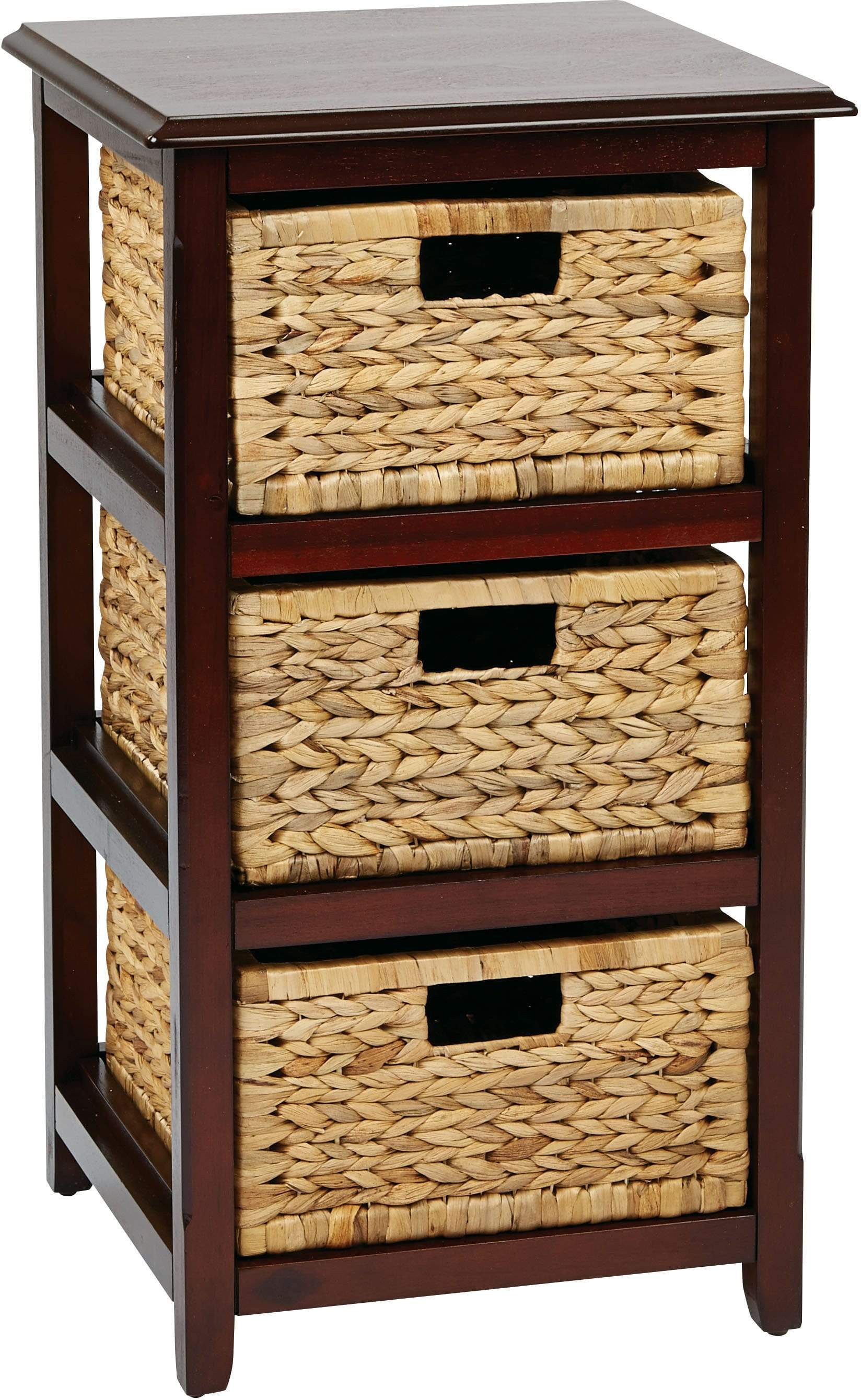 Office Star OSP Designs Seabrook 3 Tier Storage Unit [SBK4513A] - Image 2