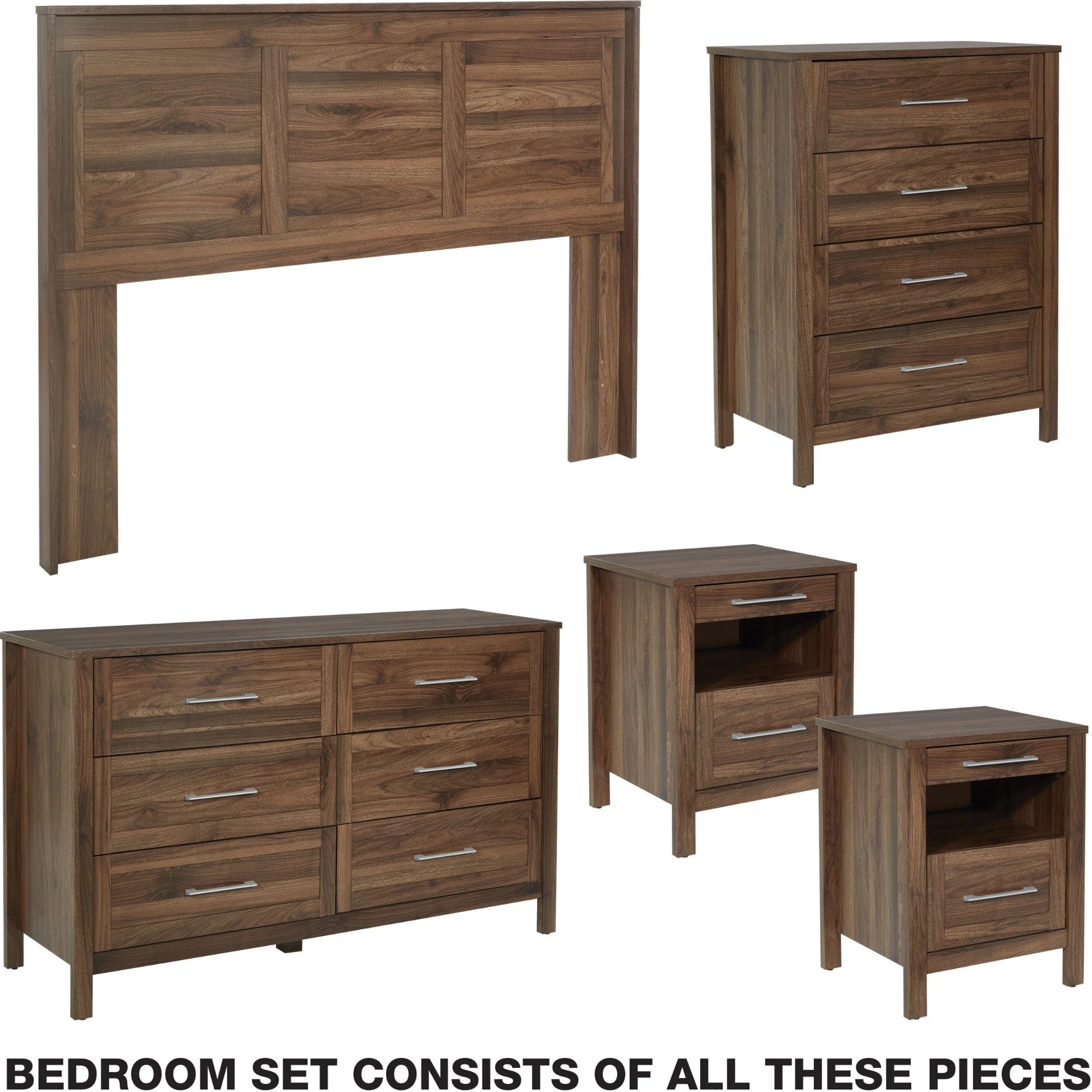 Office Star Stonebrook 5 Piece Bedroom Set [SK101P]