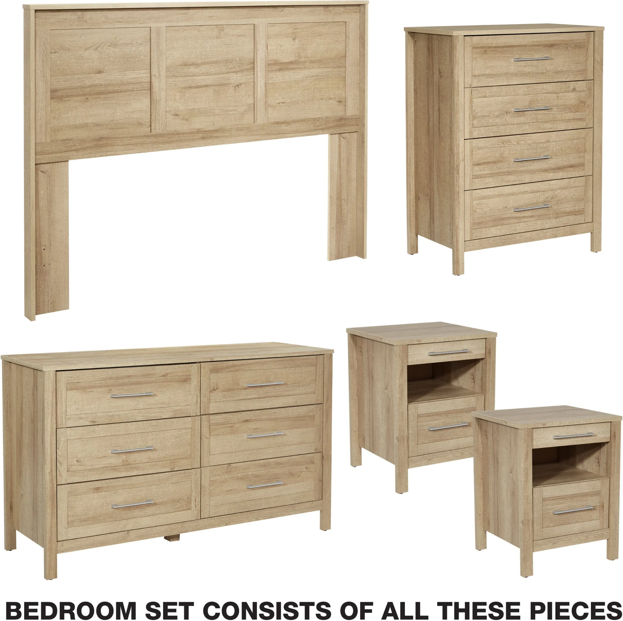 Office Star Stonebrook 5 Piece Bedroom Set [SK101P] - Image 2
