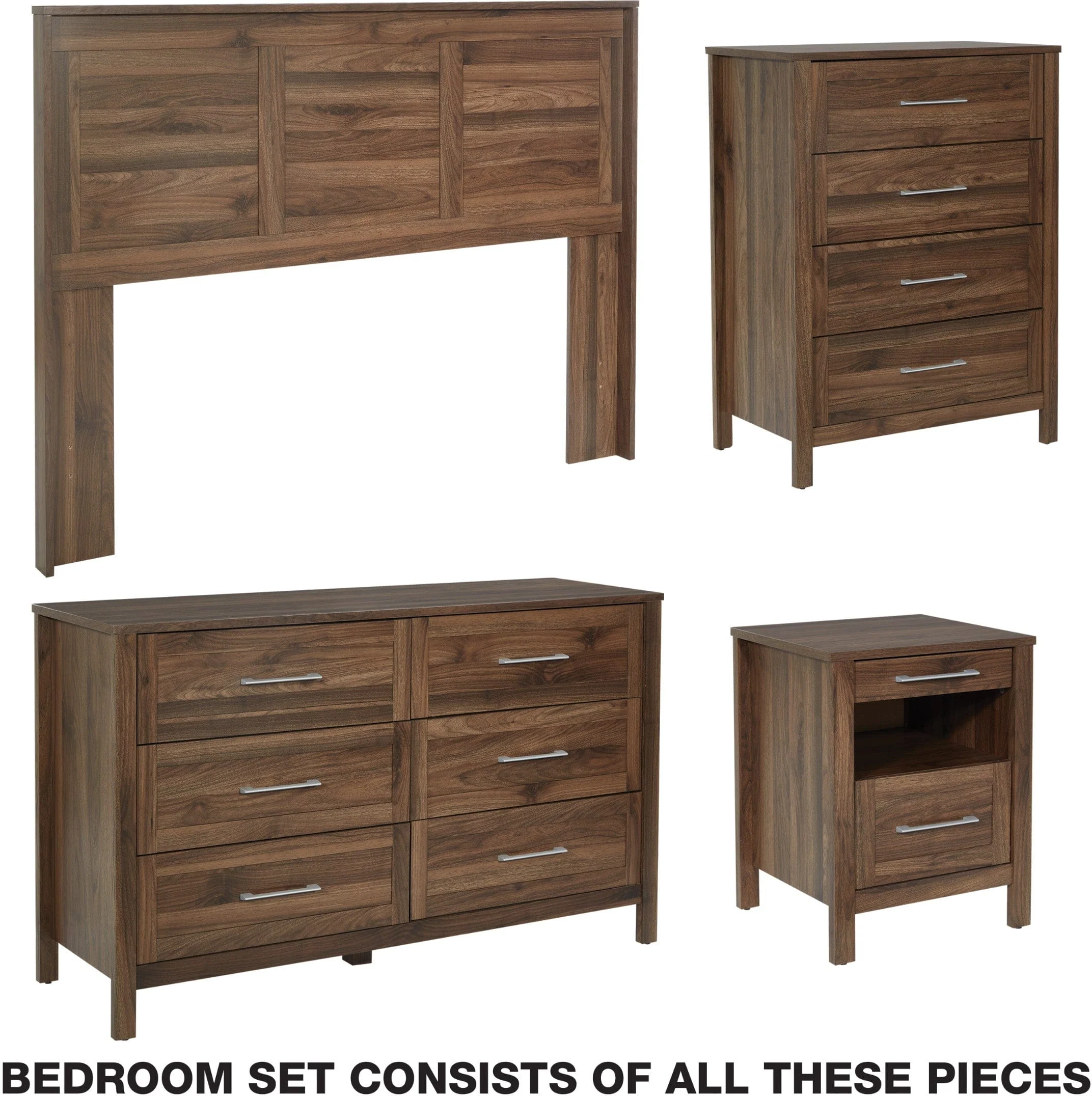Office Star Stonebrook 4 Piece Bedroom Set [SK102P]