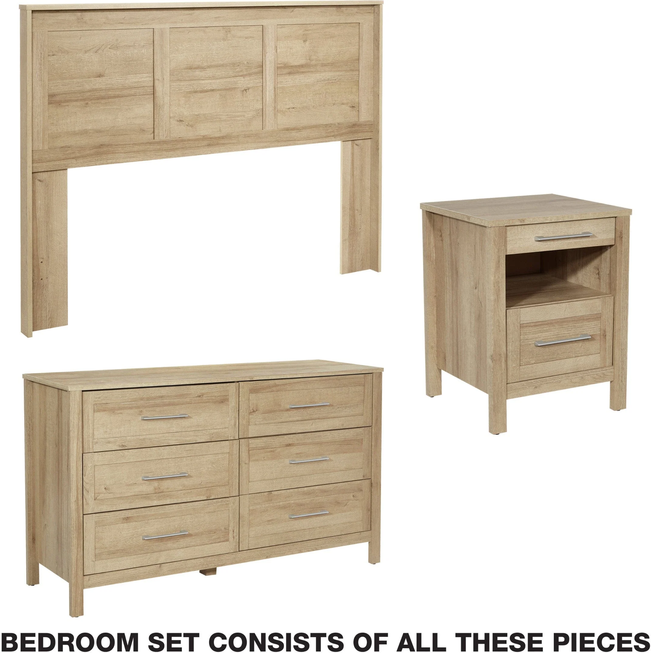 Office Star Stonebrook 3 Piece Bedroom Set [SK103P] - Image 2