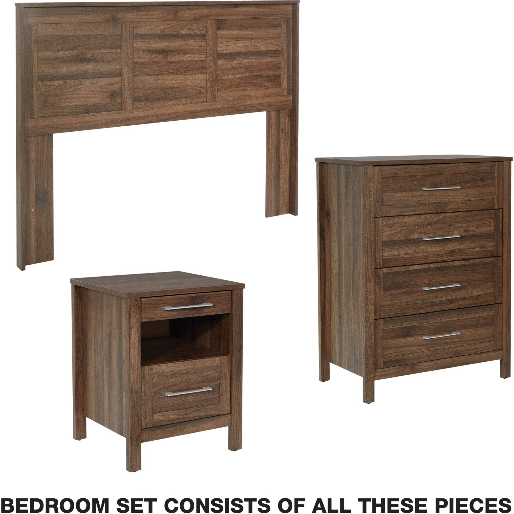Office Star Stonebrook 3 Piece Bedroom Set [SK104P]