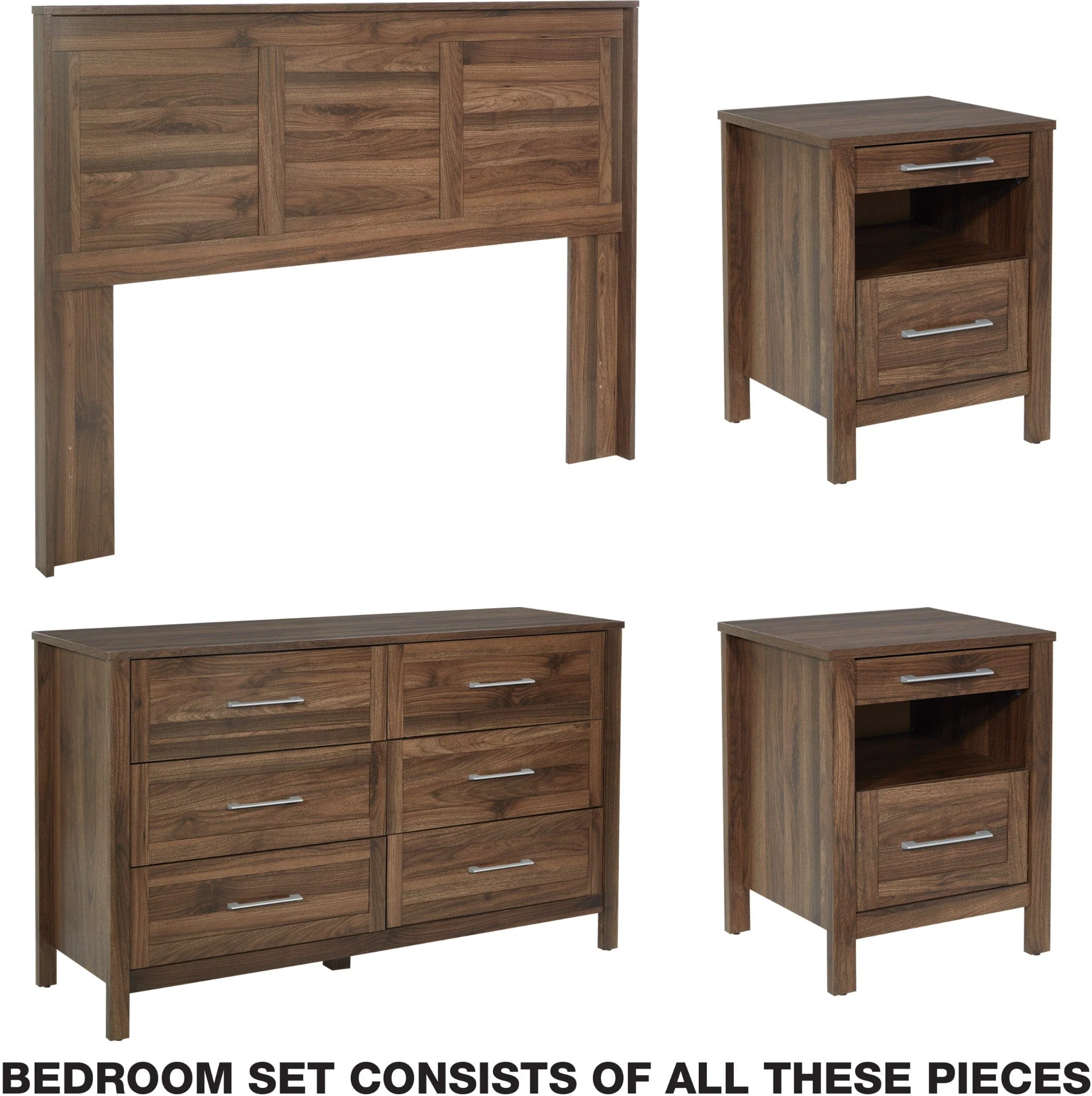Office Star Stonebrook 4 Piece Bedroom Set [SK106P]