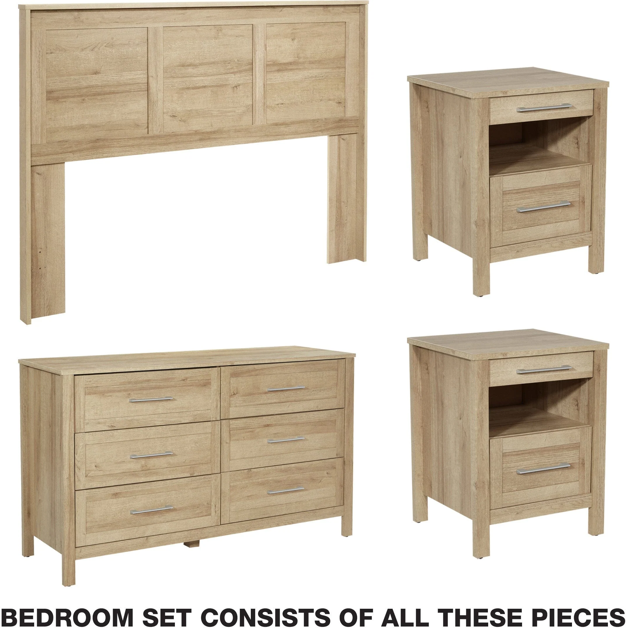 Office Star Stonebrook 4 Piece Bedroom Set [SK106P] - Image 2