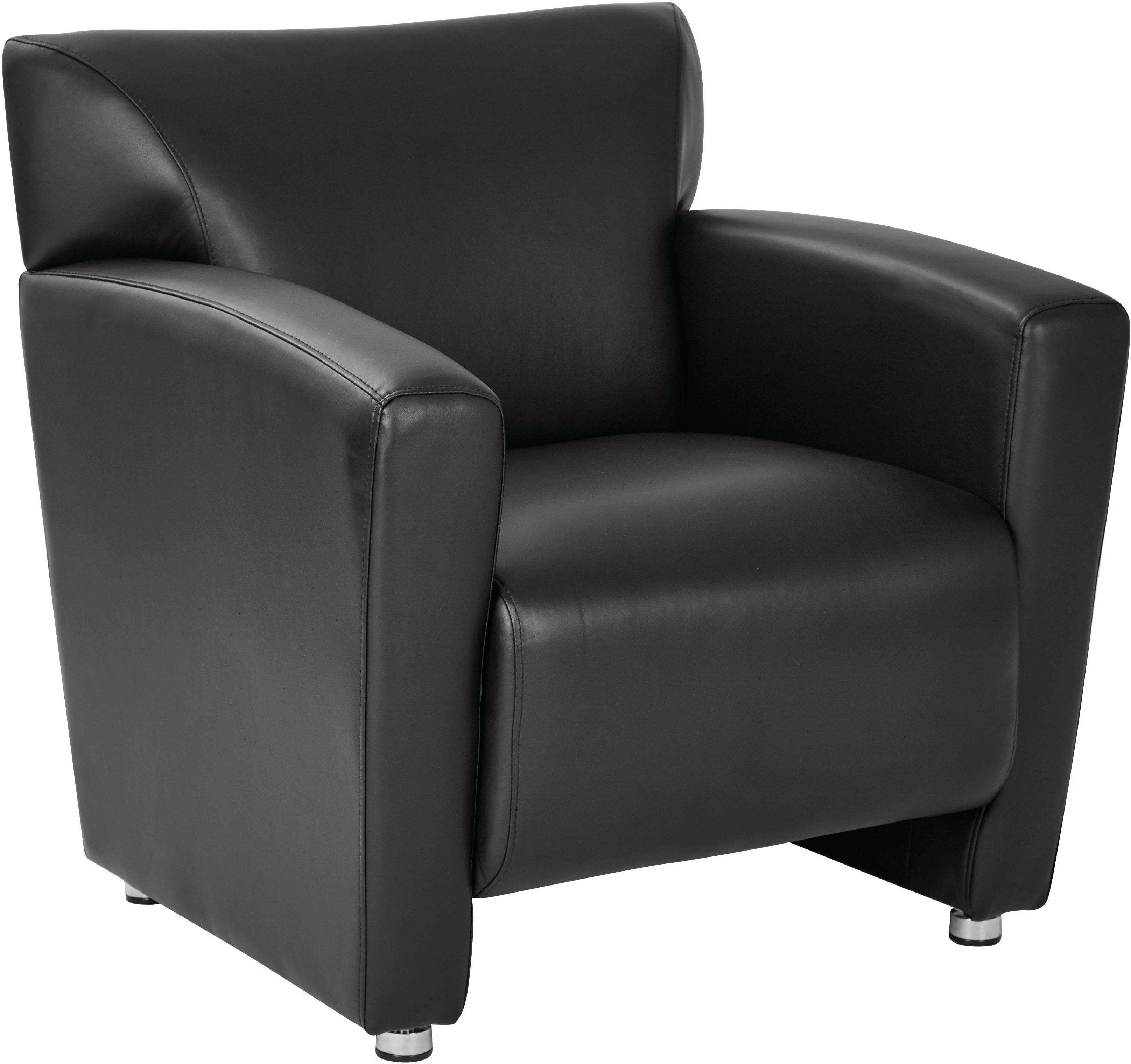 Office Star Club Chair with Silver Finish Legs [SL2911S]