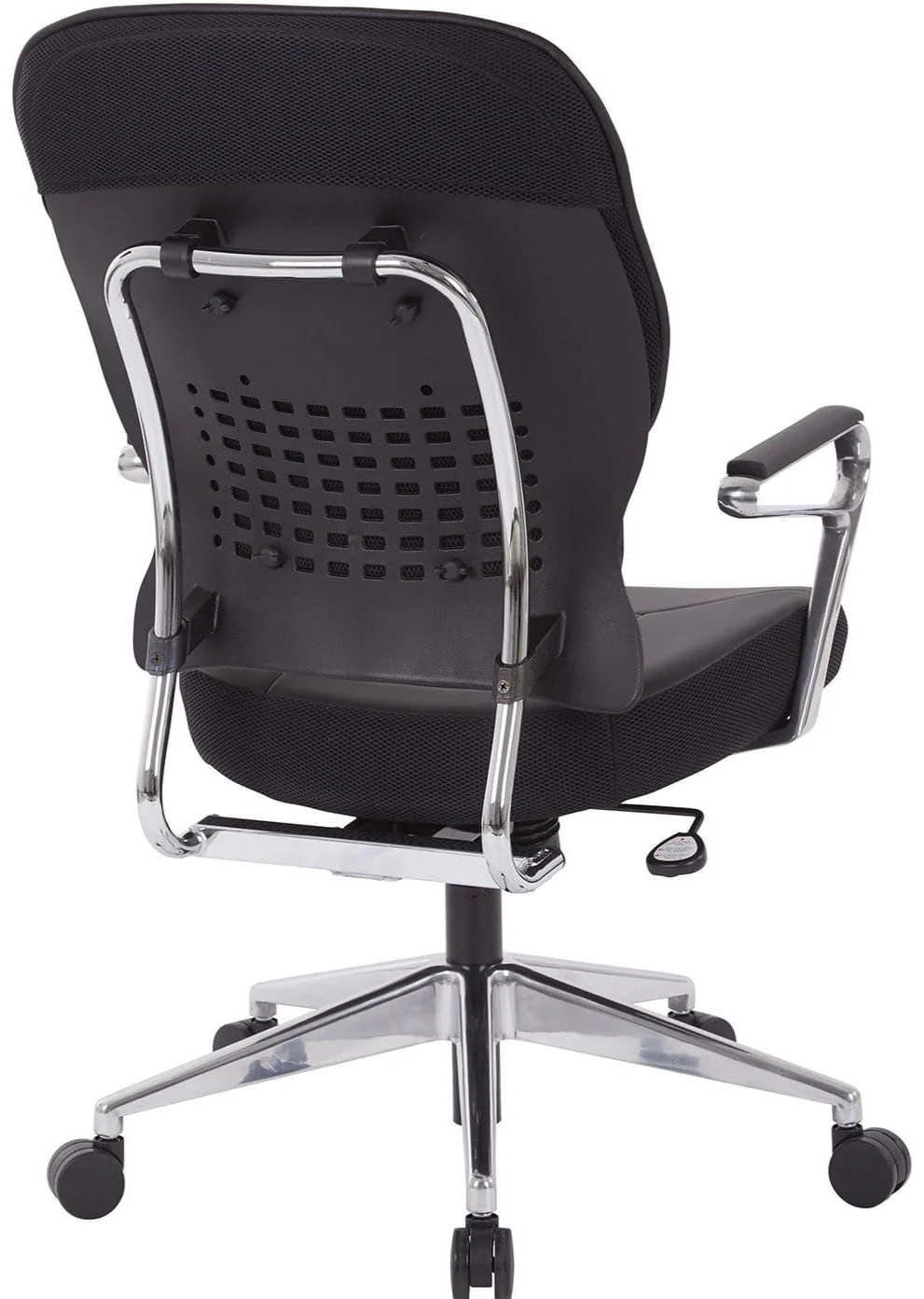 Office Star Bonded Leather Managers Chair in Black [32-E33P91A7] - Image 2