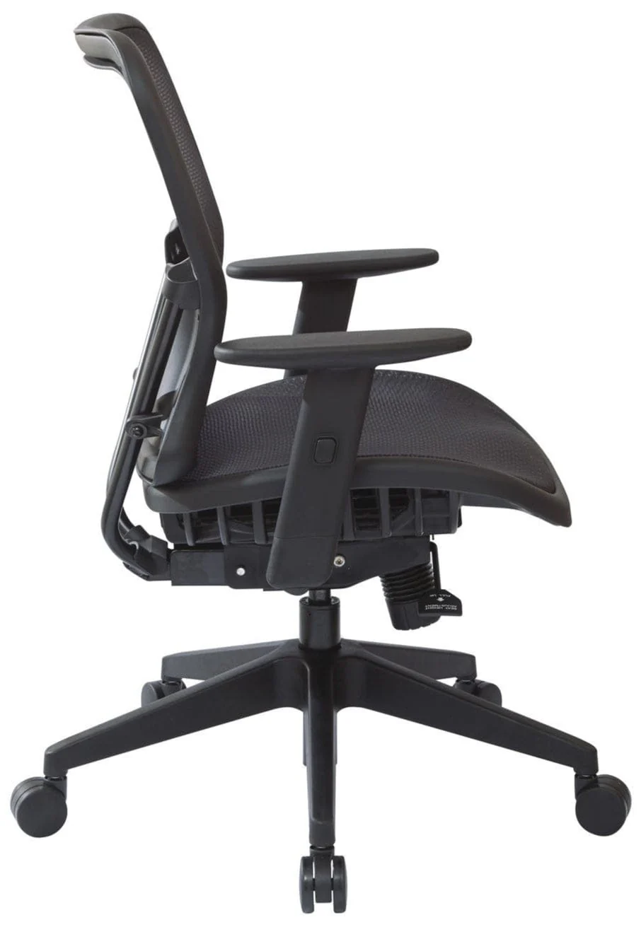 Office Star Space Seating® Executive Chair Dark Air Grid [2160SL] - Image 2