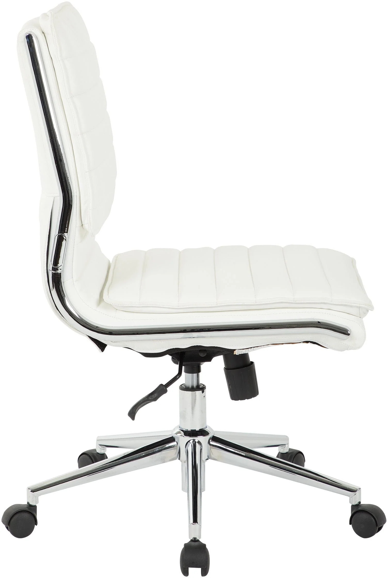 Office Star Armless Mid Back Manager's Faux Leather Chair [SPX23592C] - Image 13